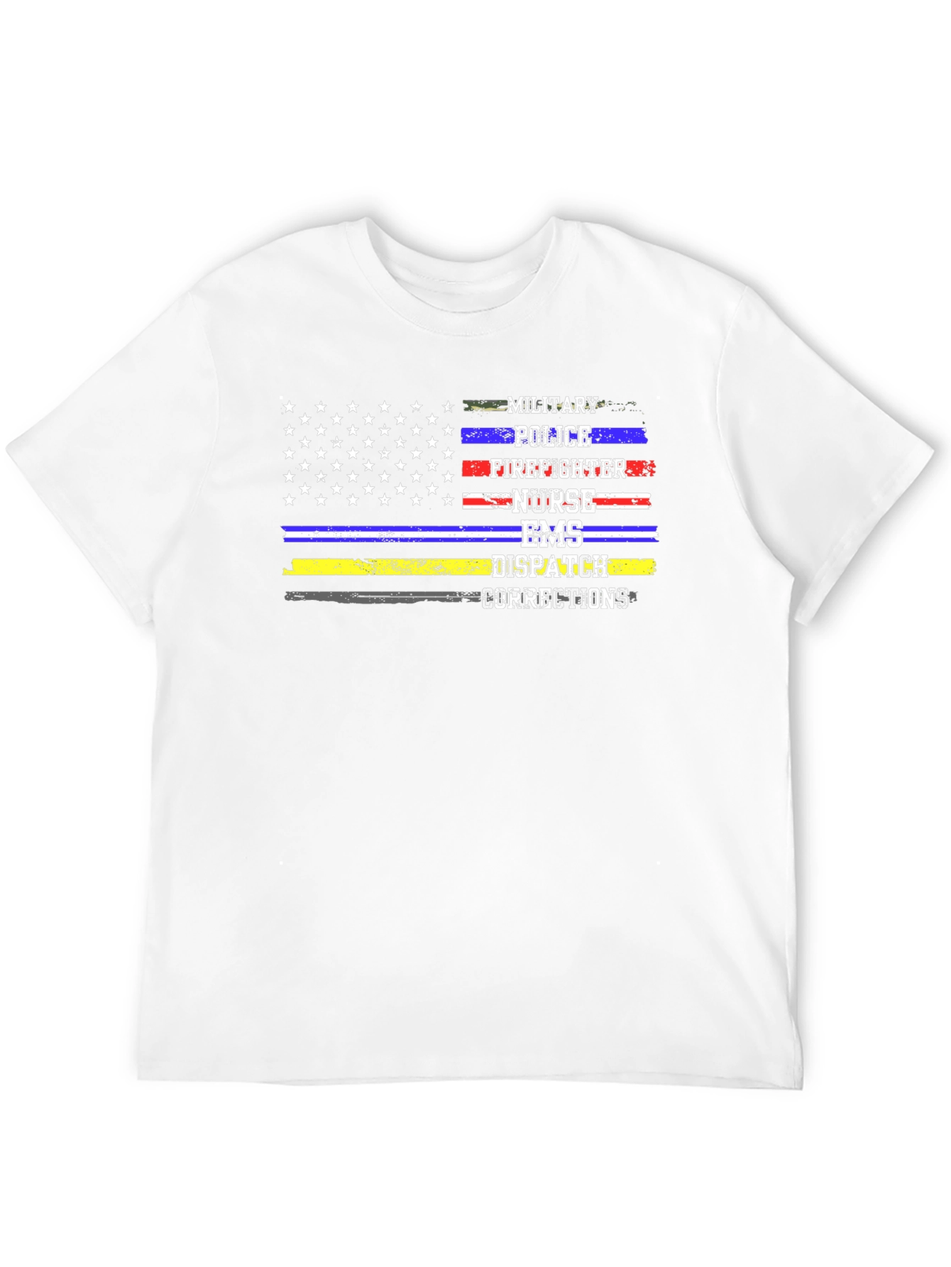 Patriotic Public Service Flag T-Shirt