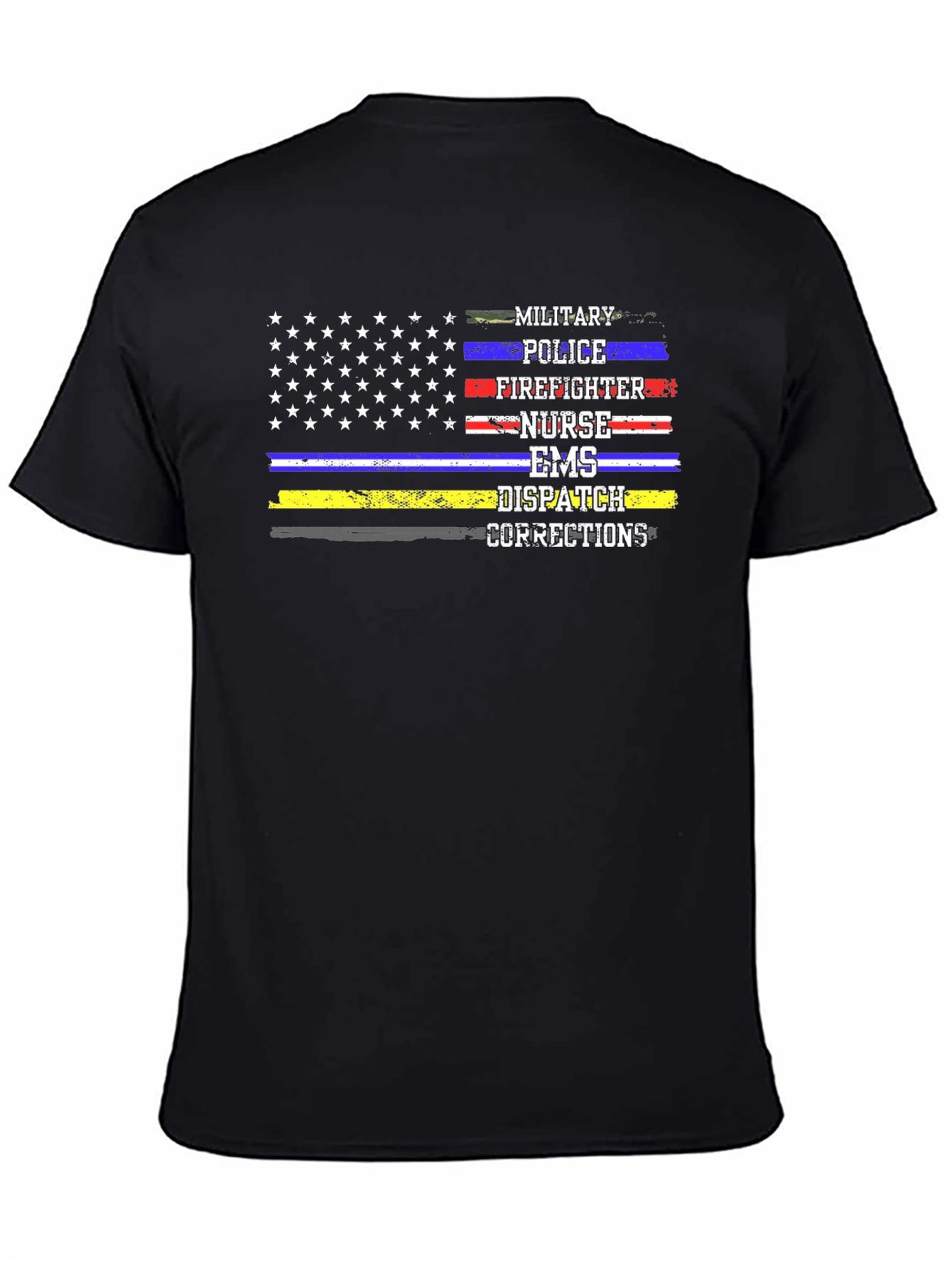 Patriotic Public Service Flag T-Shirt