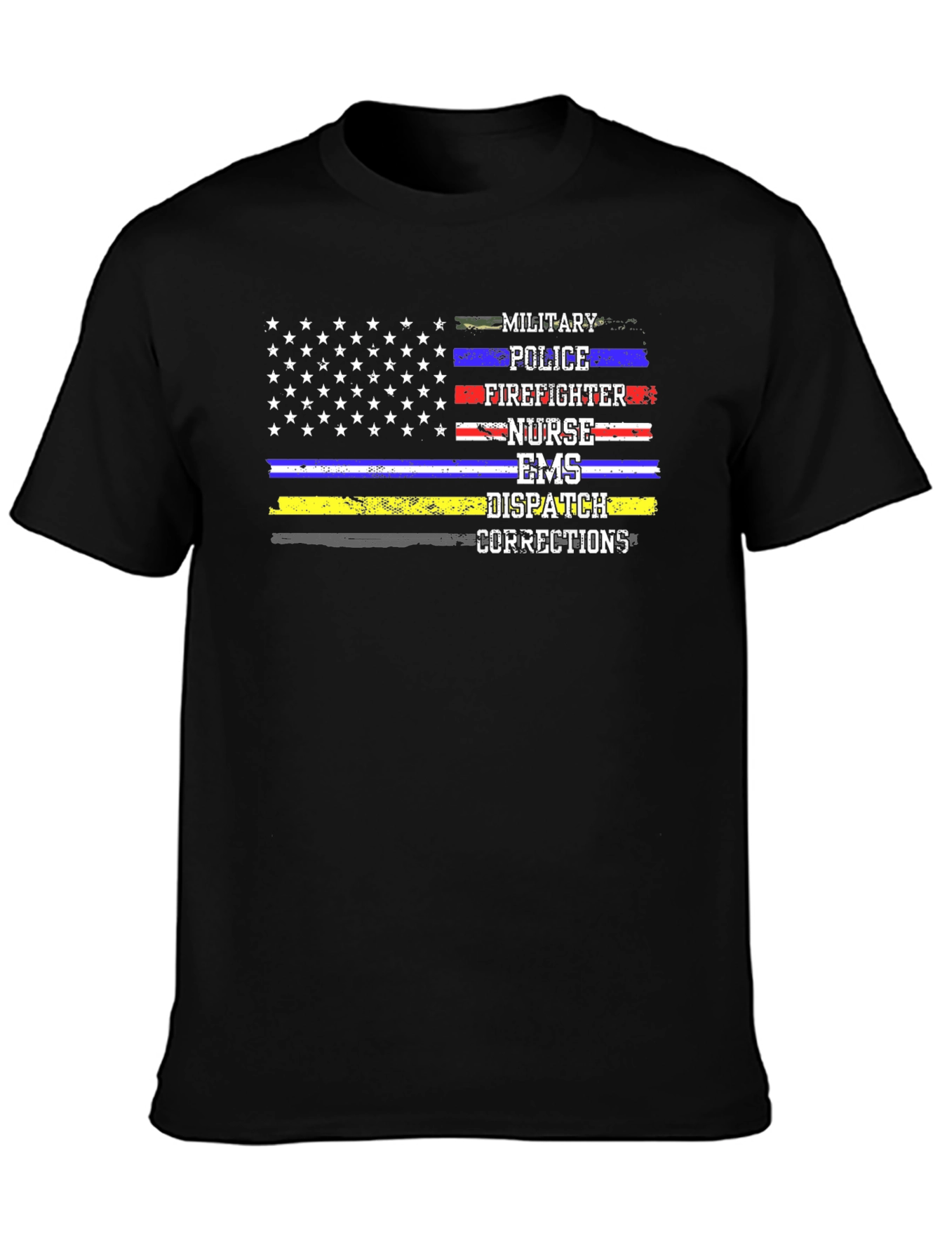 Patriotic Public Service Flag T-Shirt