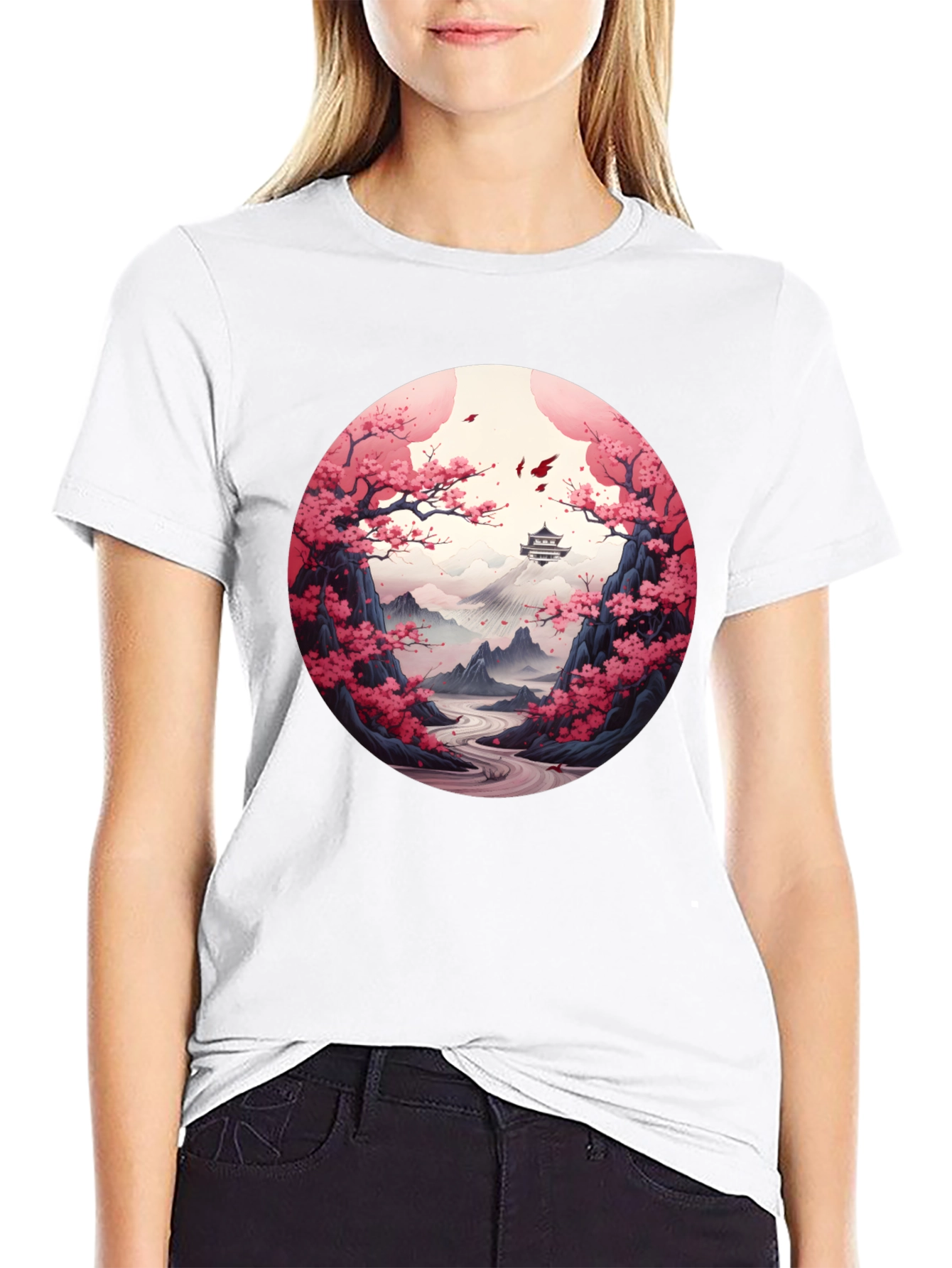 Cherry Blossom Mountain T-Shirt