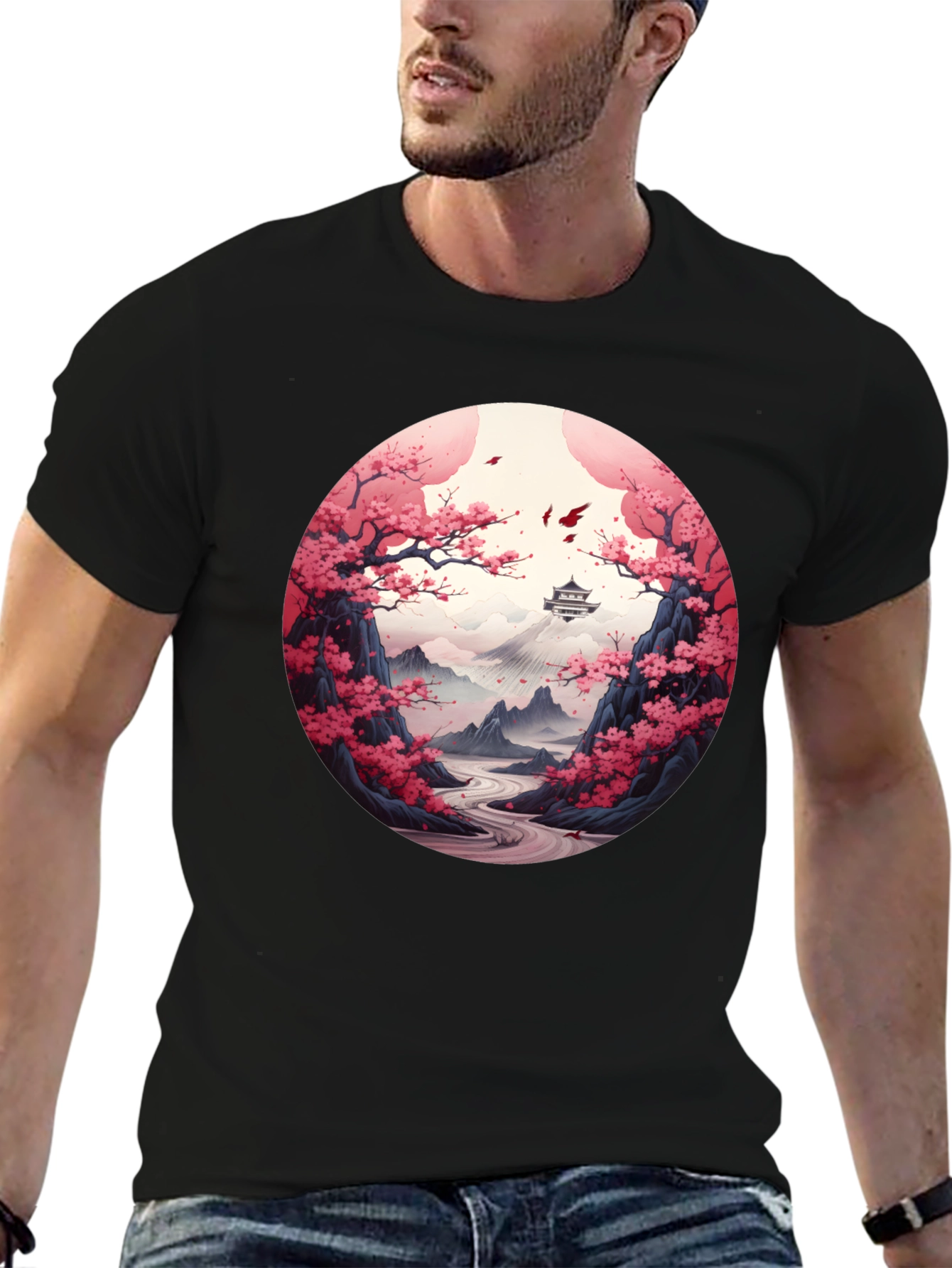 Cherry Blossom Mountain T-Shirt