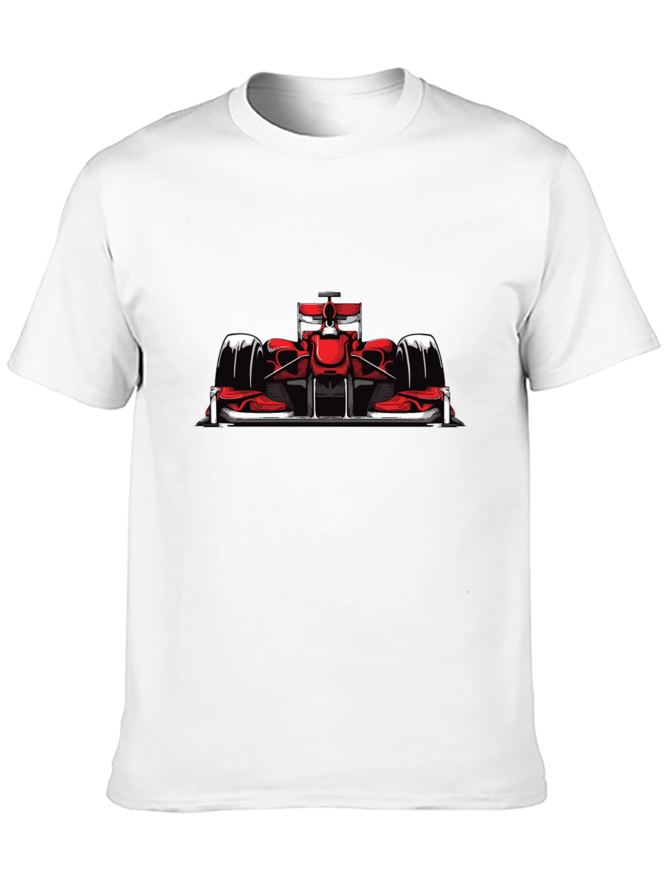 Formula 1 Racing Car Graphic Tee - Black
