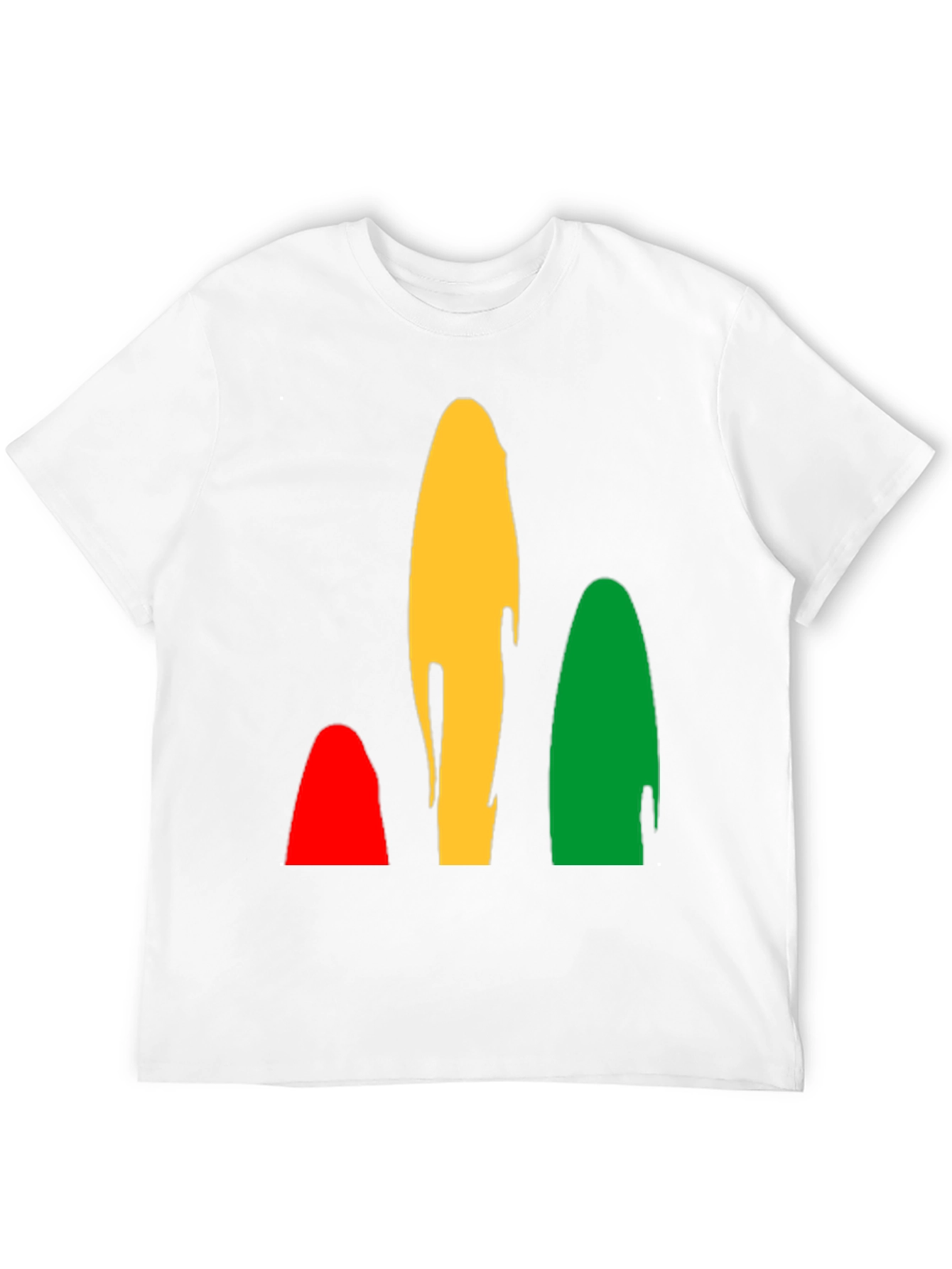 Abstract Color Block Tee