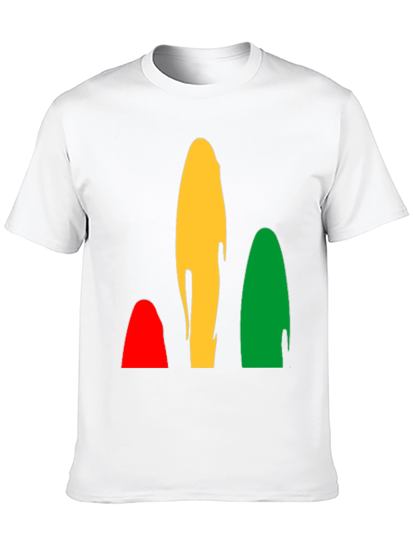 Abstract Color Block Tee