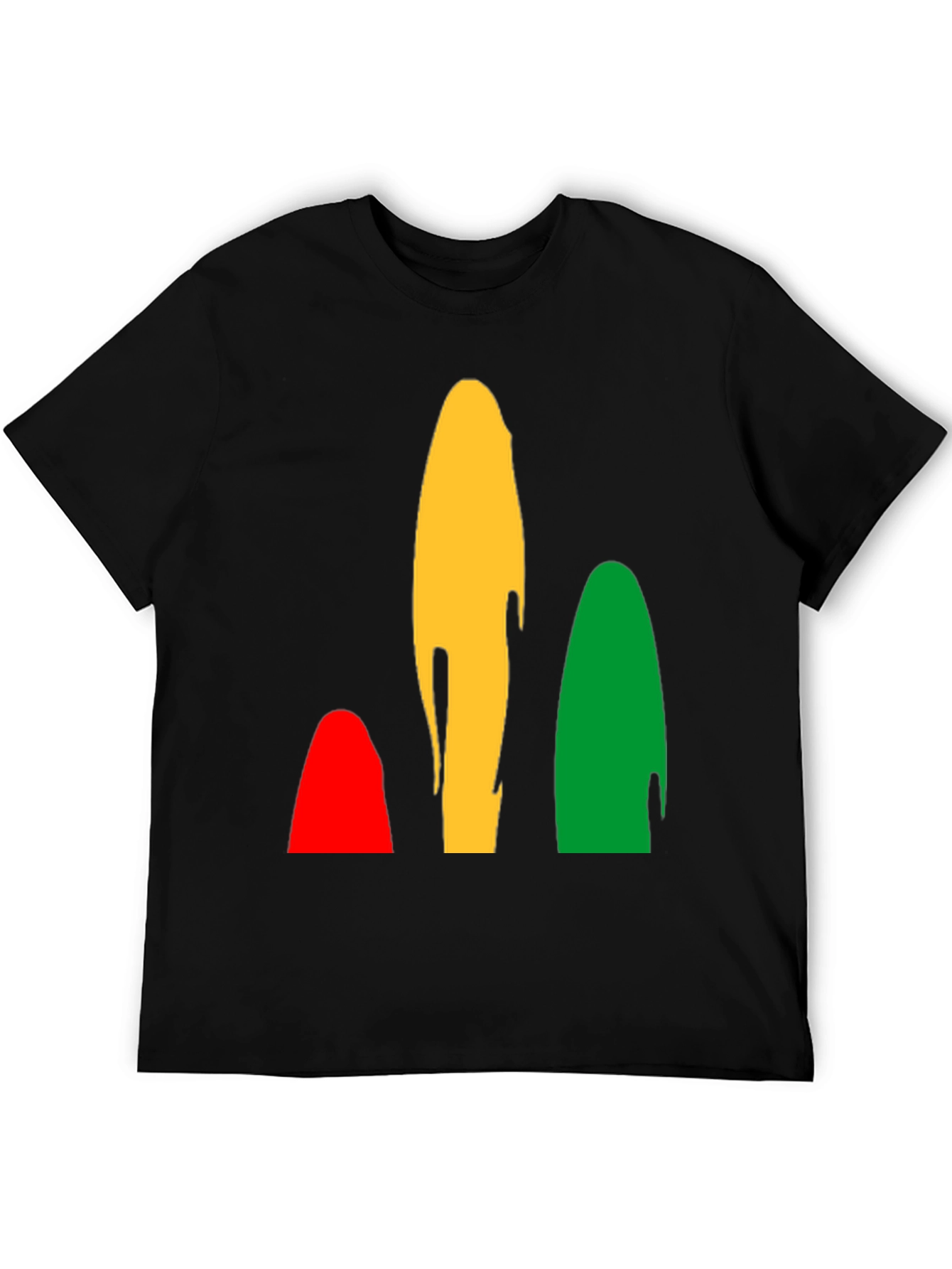 Abstract Color Block Tee