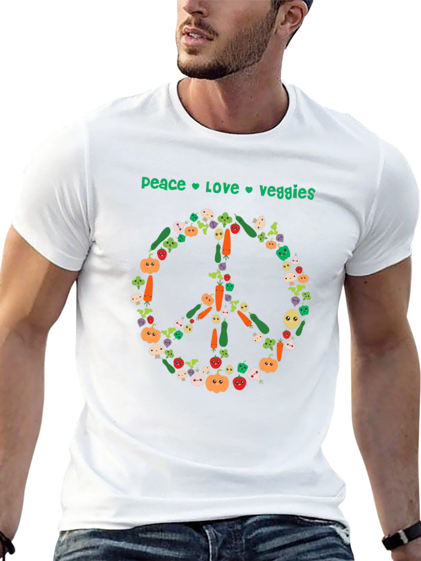 Peace Love Veggies T-Shirt