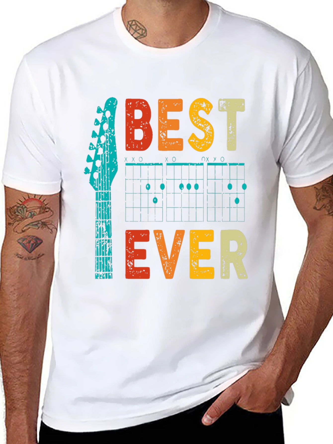 Best Ever Guitar T-Shirt - Music Lover Tee