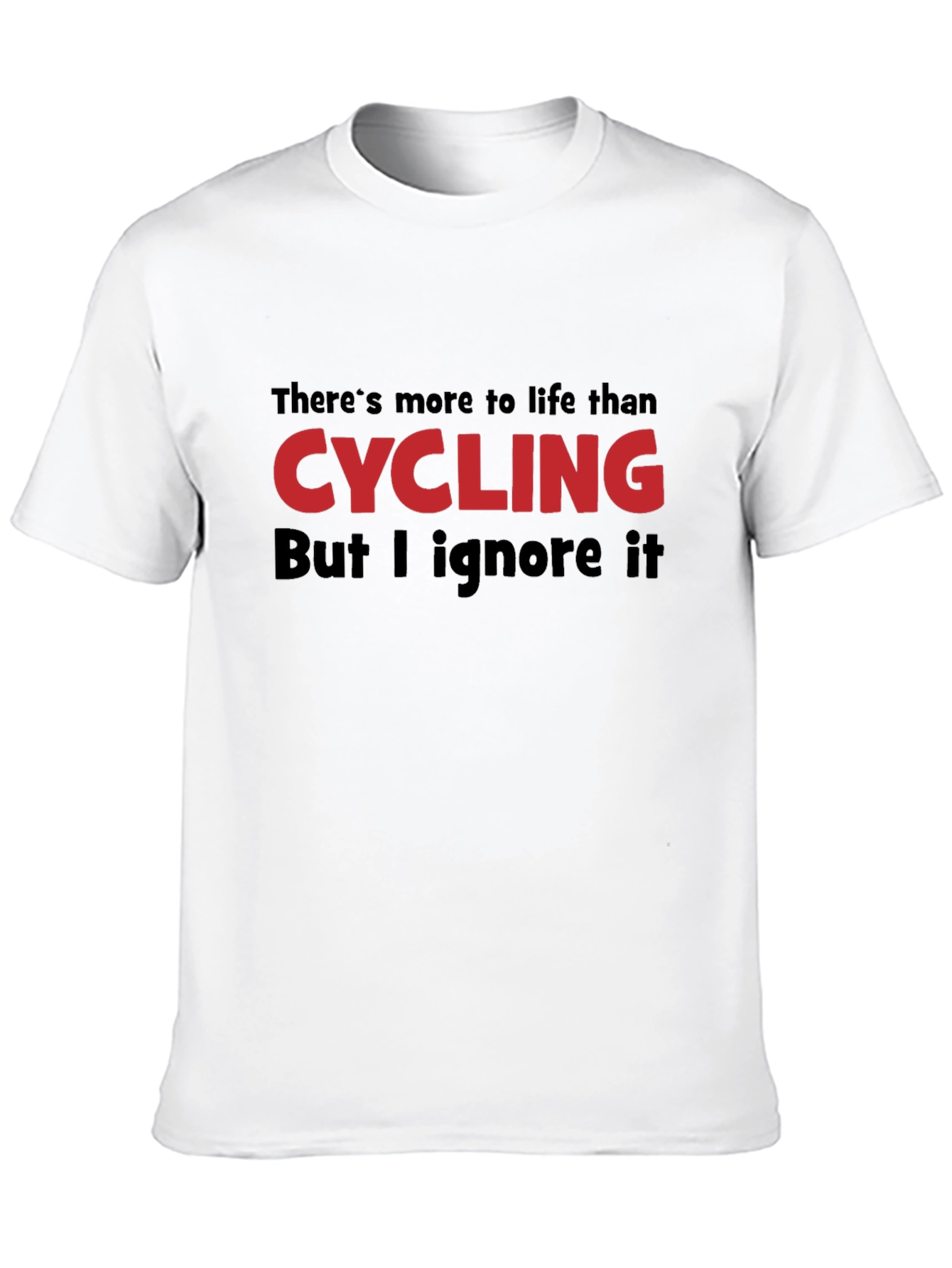 Cycling Obsessed Black T-Shirt