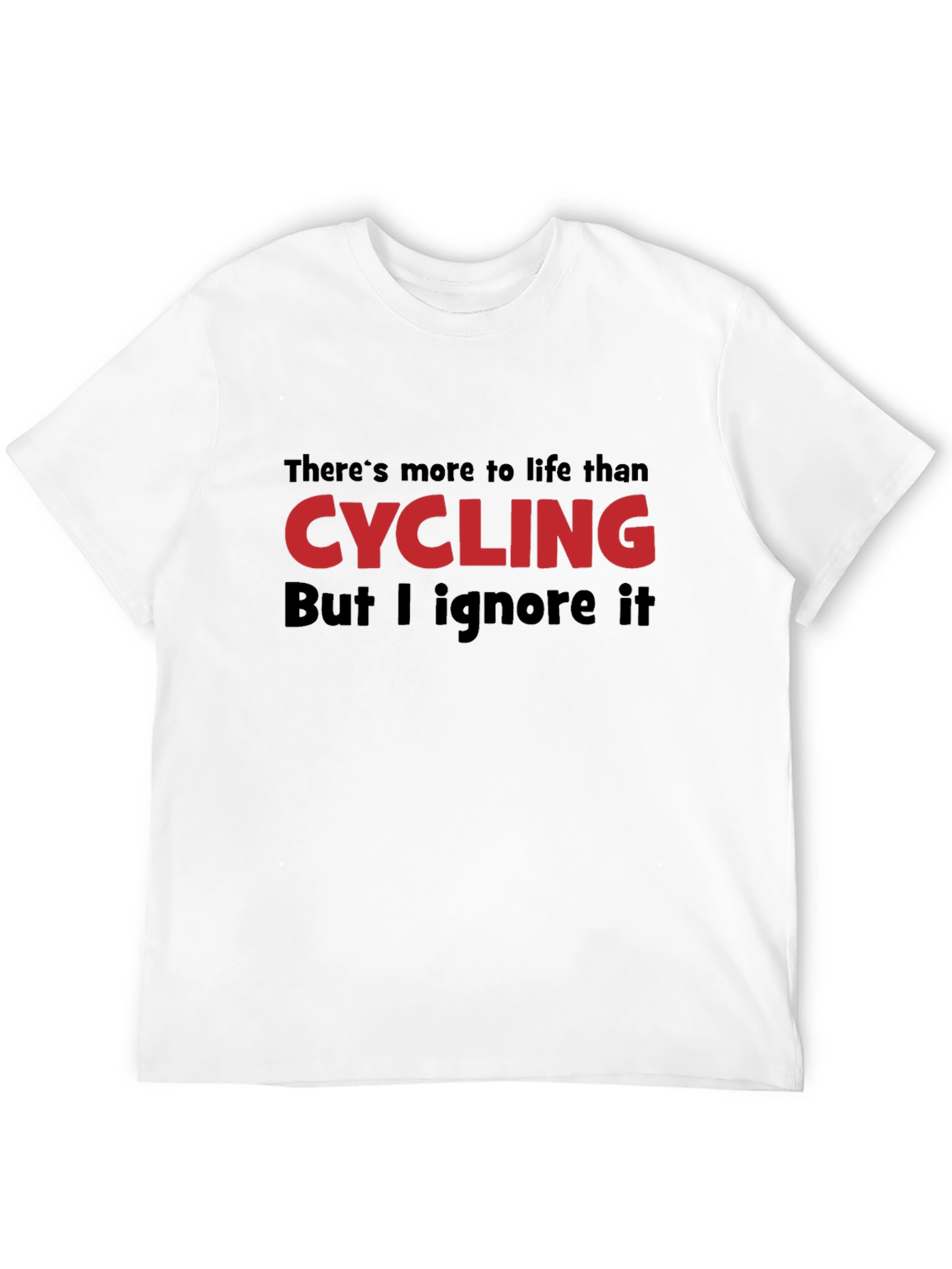 Cycling Obsessed Black T-Shirt