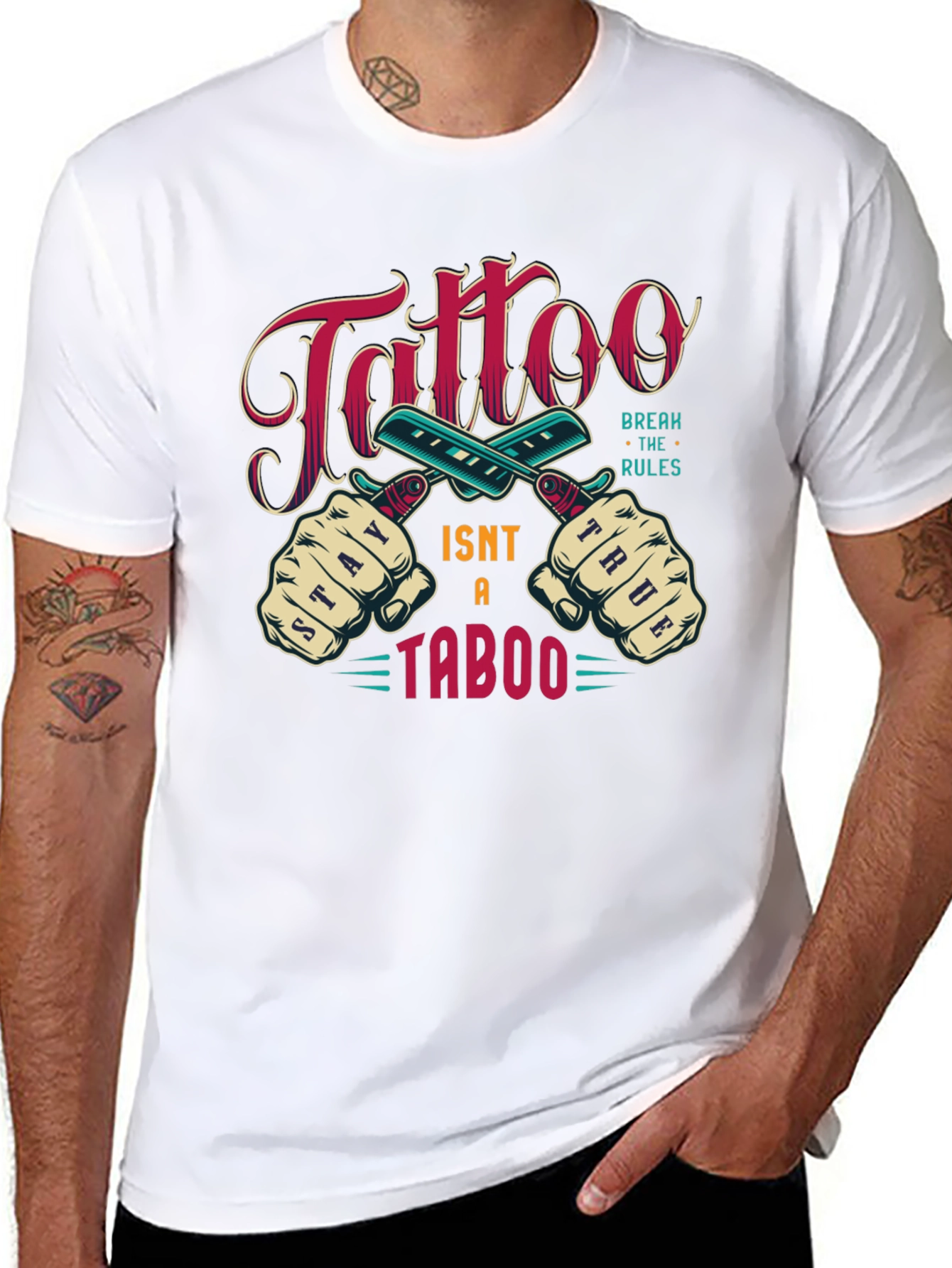 Tattoo Straight Razor Graphic Tee