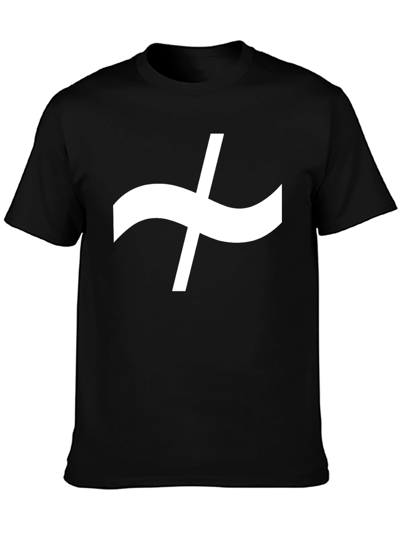 Abstract Symbol Black T-Shirt