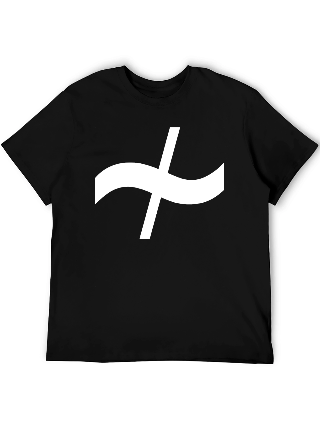 Abstract Symbol Black T-Shirt