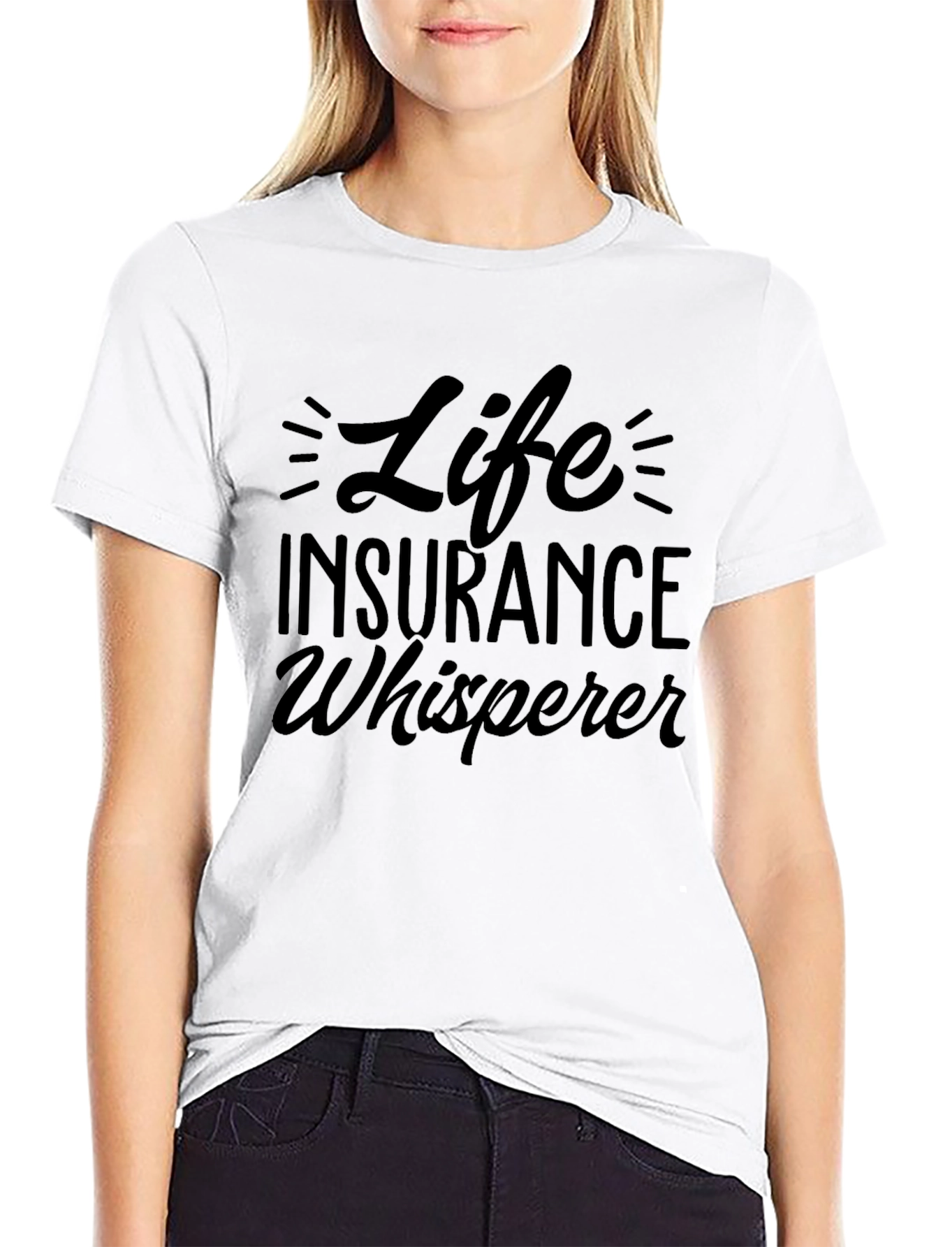 Life Insurance Whisperer - Mens Black Graphic Tee