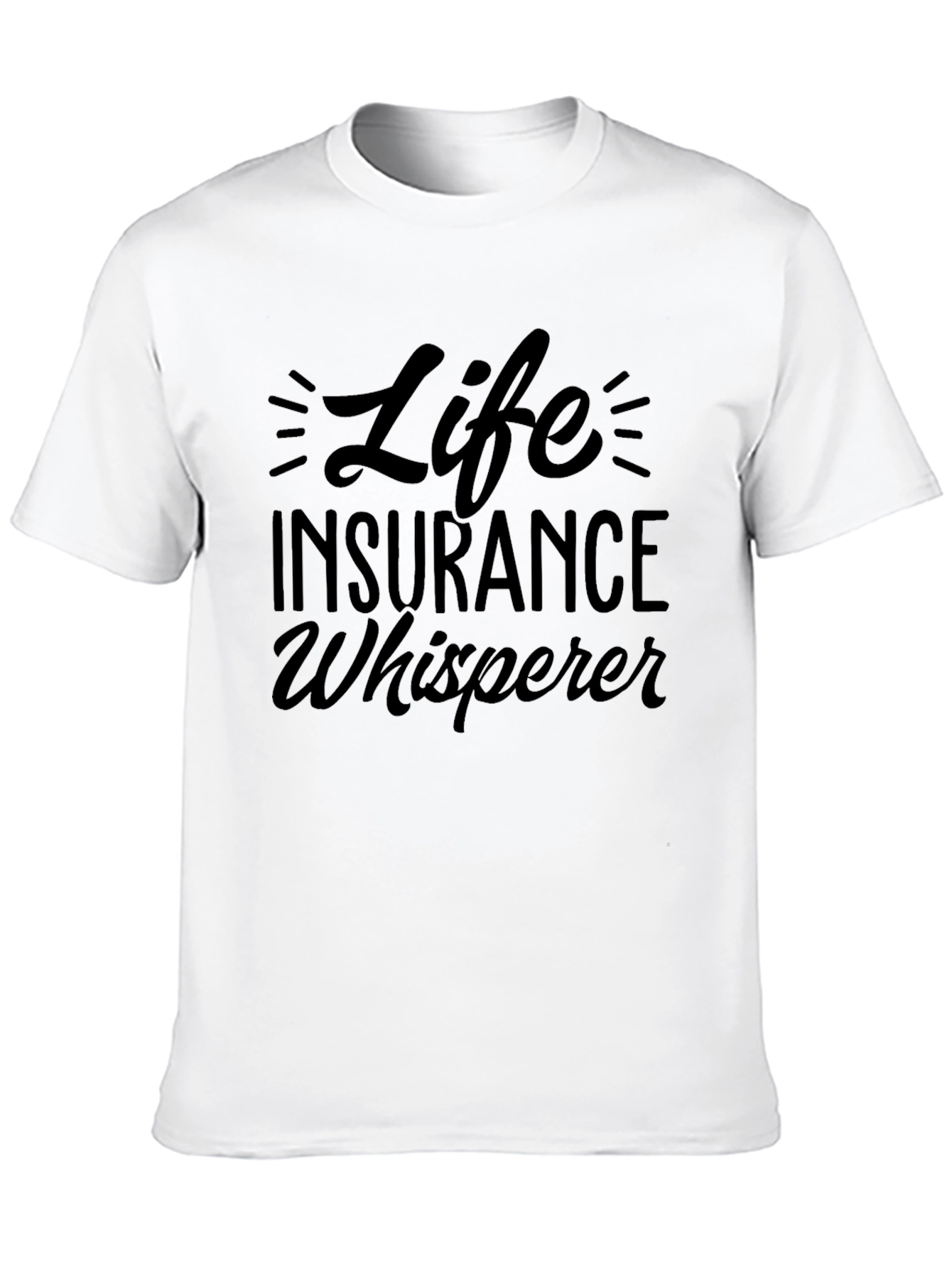 Life Insurance Whisperer - Mens Black Graphic Tee