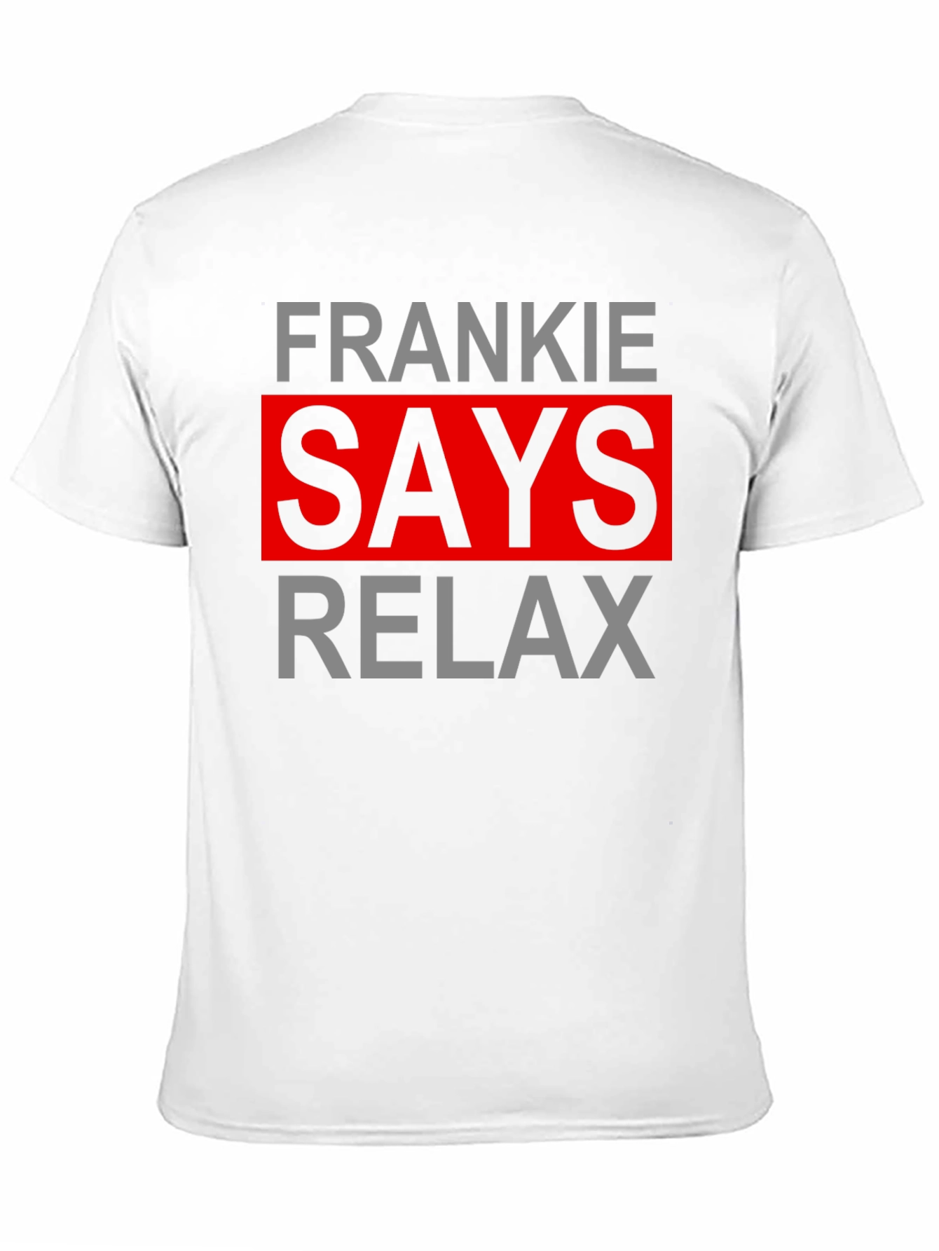 Frankie Says Relax Graphic Tee - Black Cotton