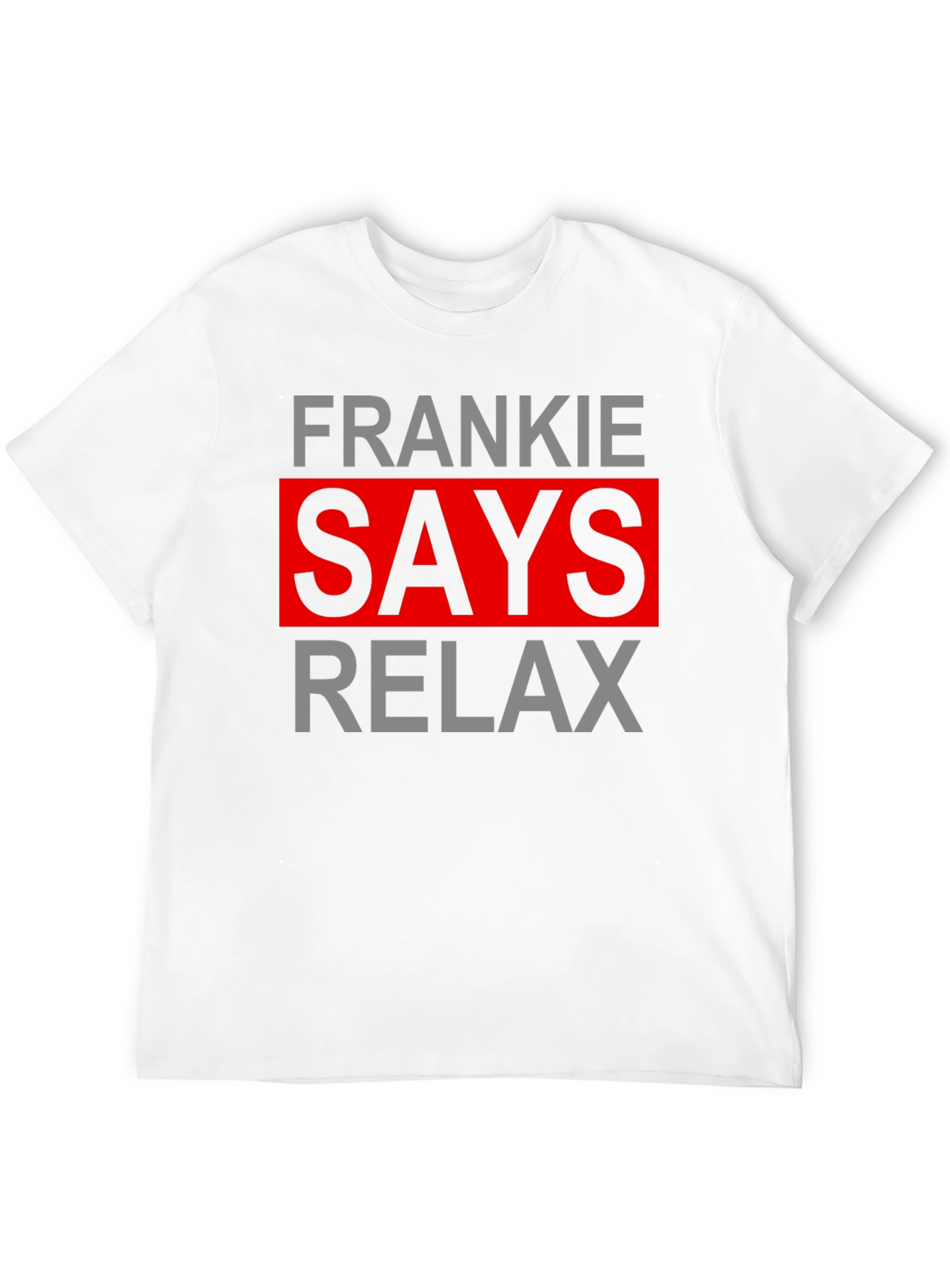 Frankie Says Relax Graphic Tee - Black Cotton