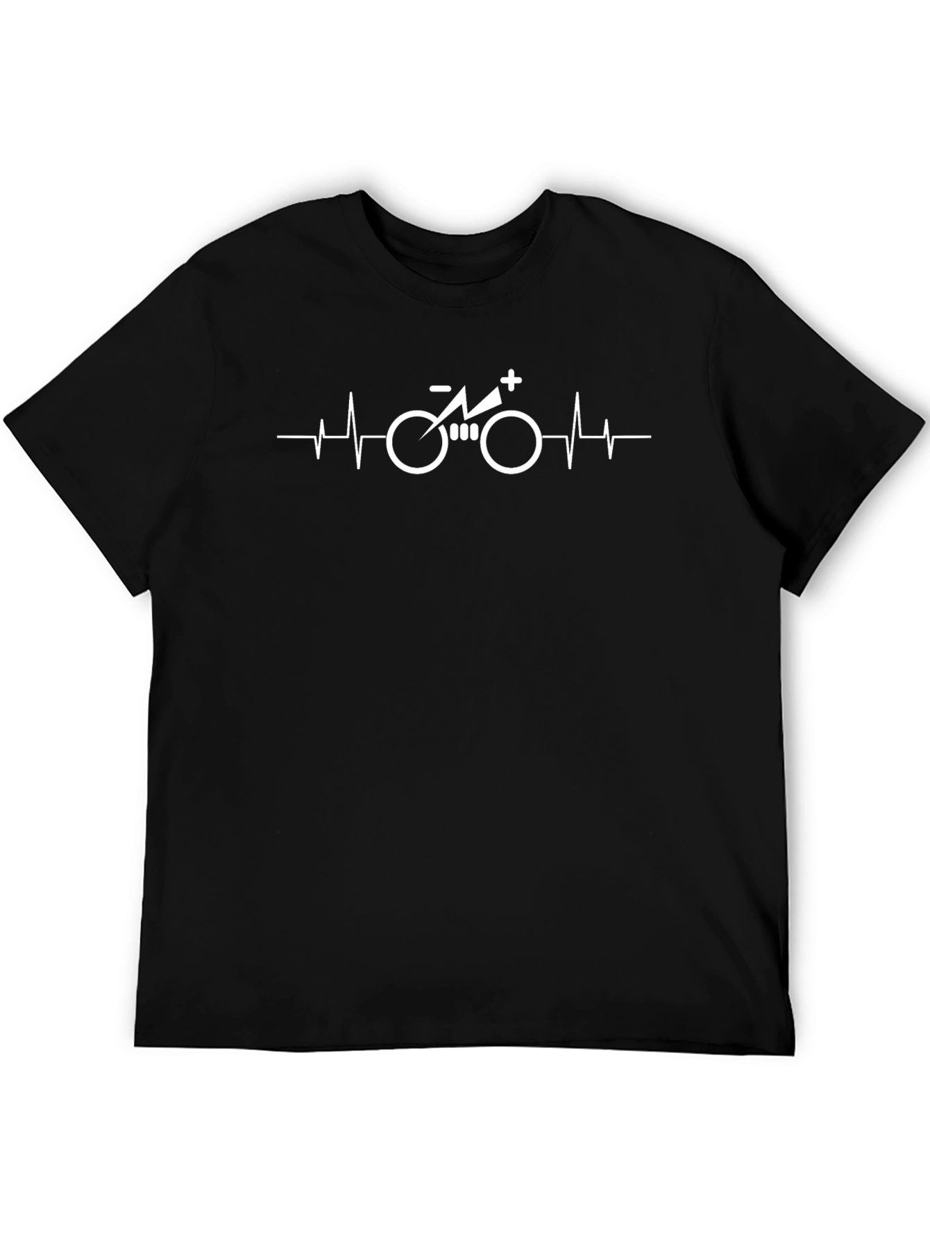 Electric Bike Heartbeat T-Shirt - Ride On!