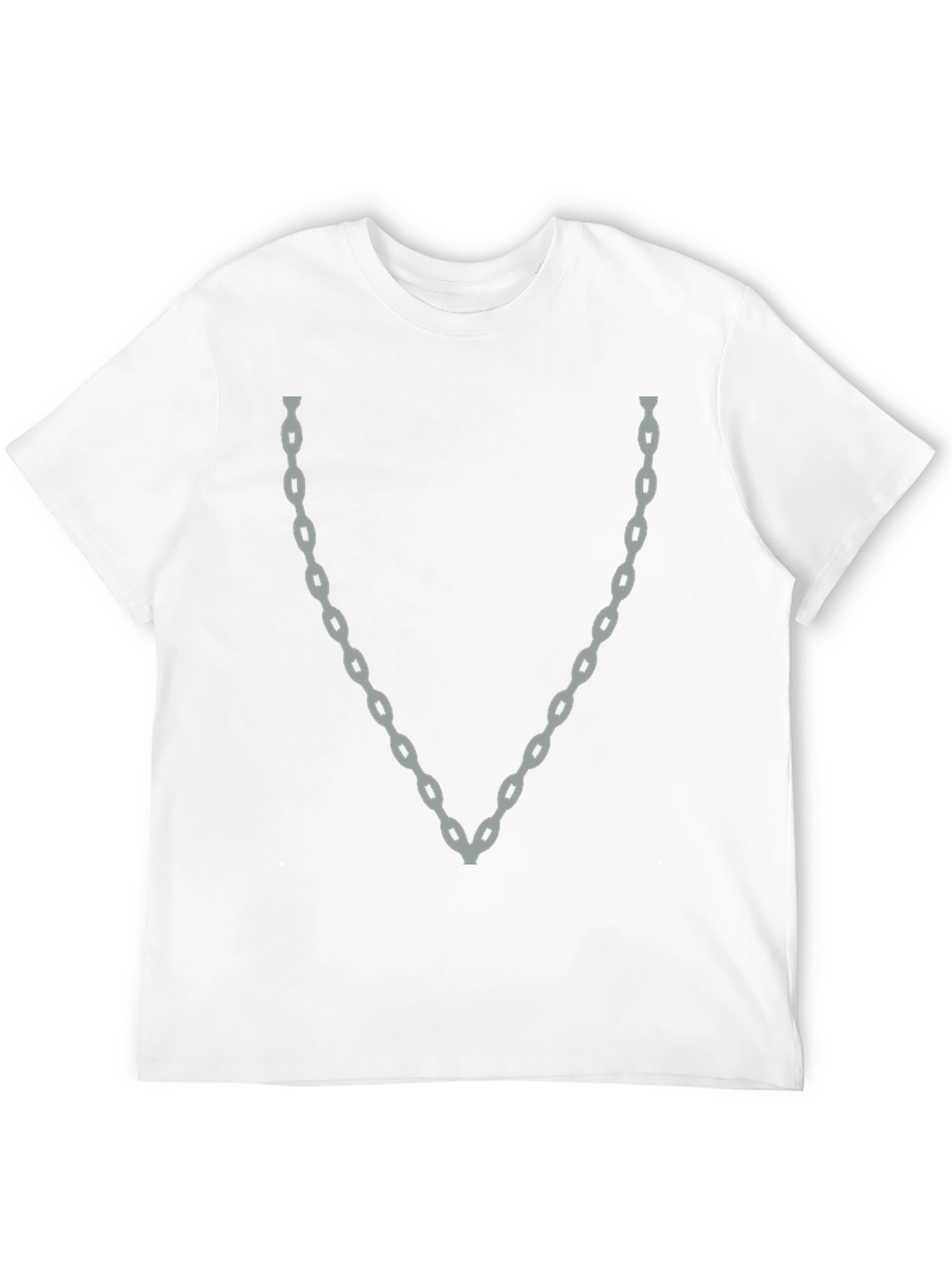 Chain Graphic Black T-Shirt - Stylish Casual Wear