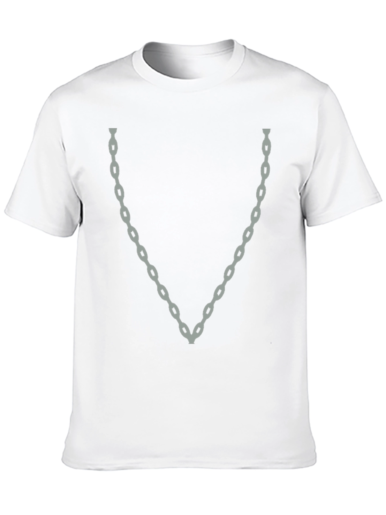 Chain Graphic Black T-Shirt - Stylish Casual Wear