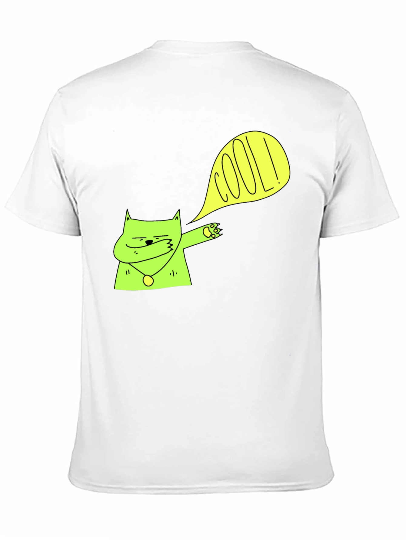 Cool Cat Dab T-Shirt - Stylish Black Tee