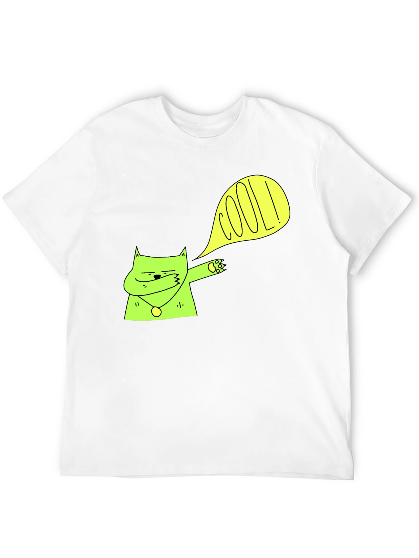 Cool Cat Dab T-Shirt - Stylish Black Tee
