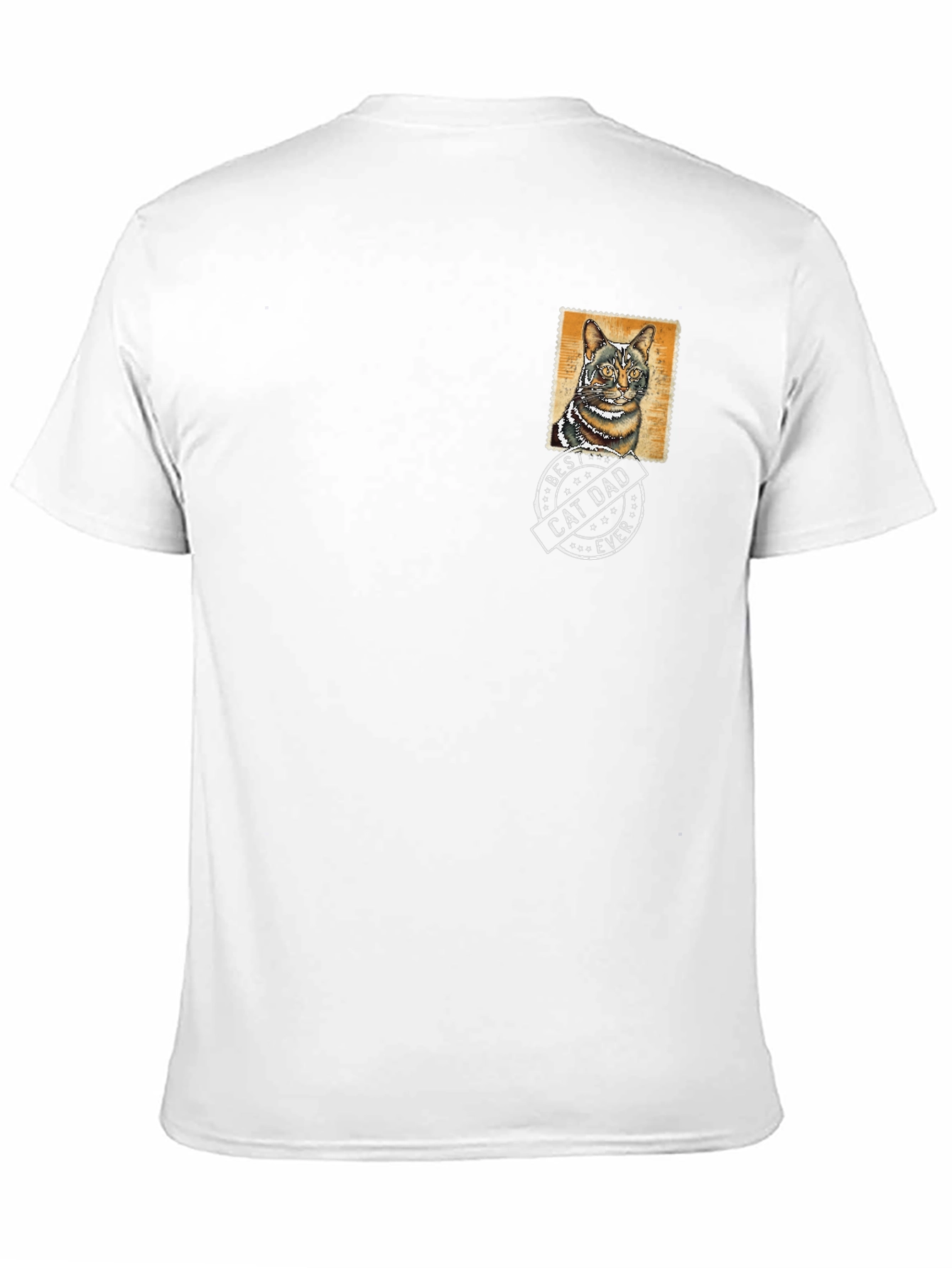 Best Cat Dad Ever Black T-Shirt