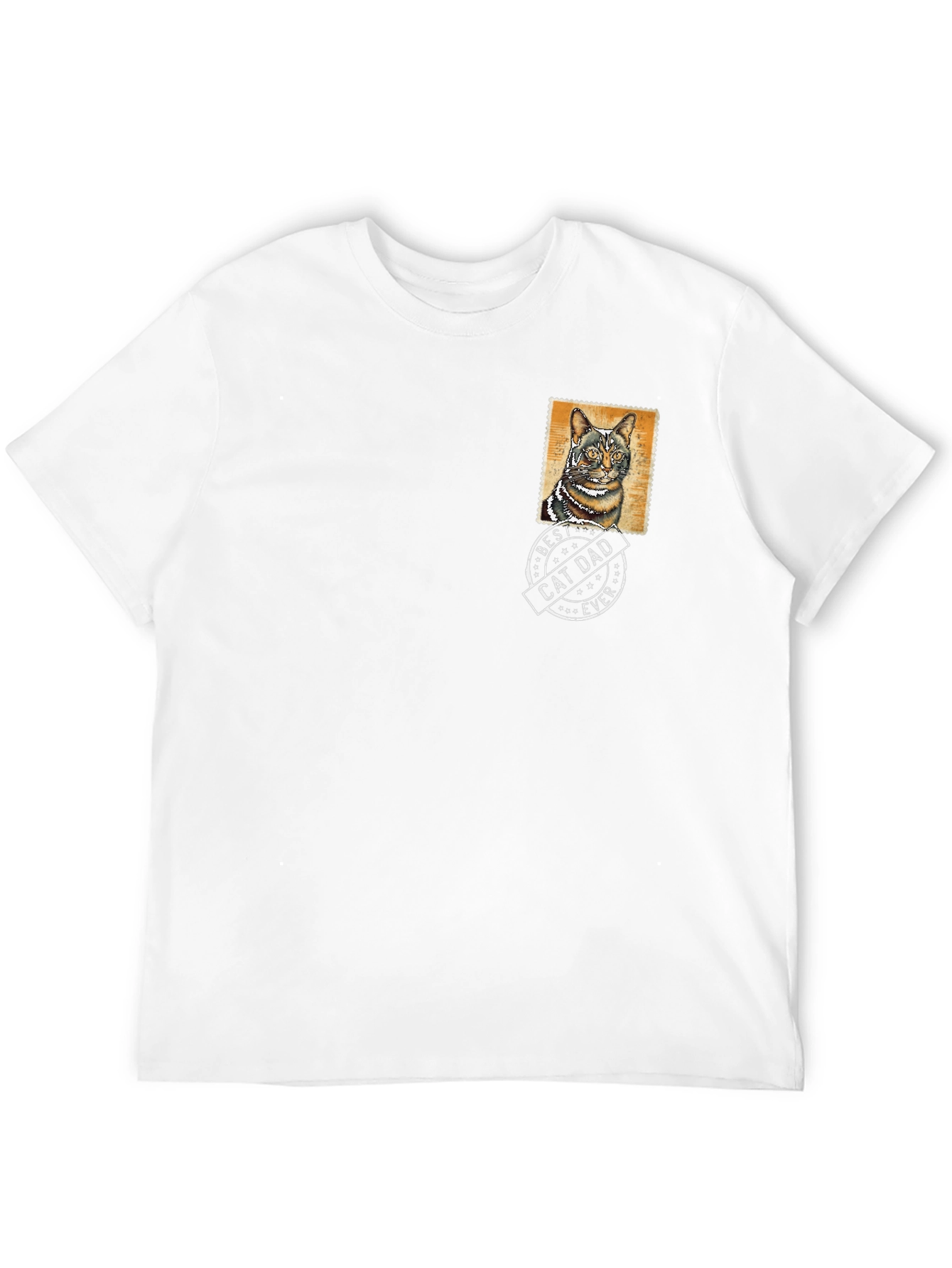 Best Cat Dad Ever Black T-Shirt