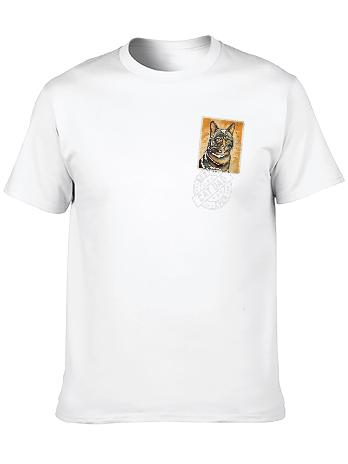 Best Cat Dad Ever Black T-Shirt