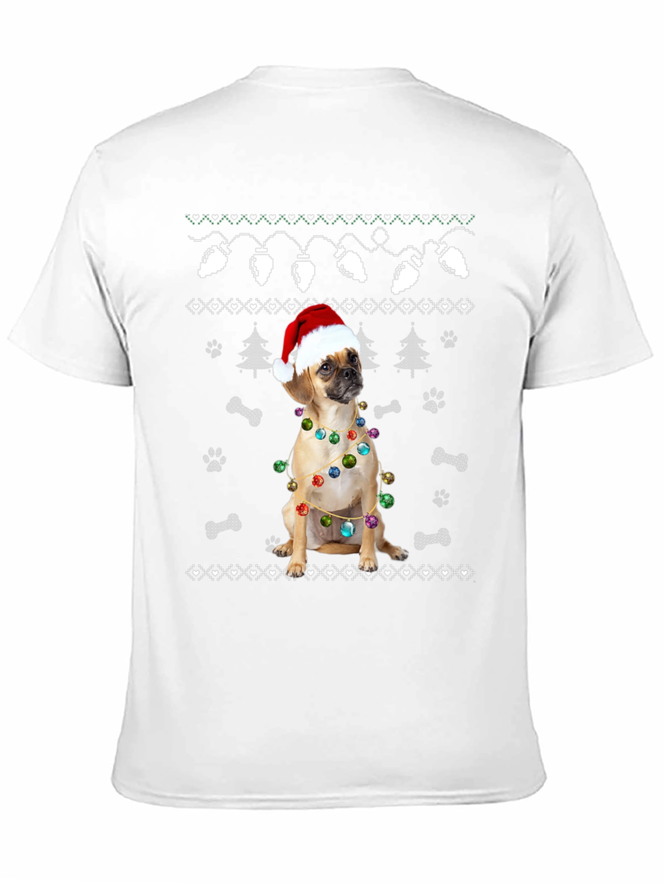 Festive Dog Christmas T-Shirt