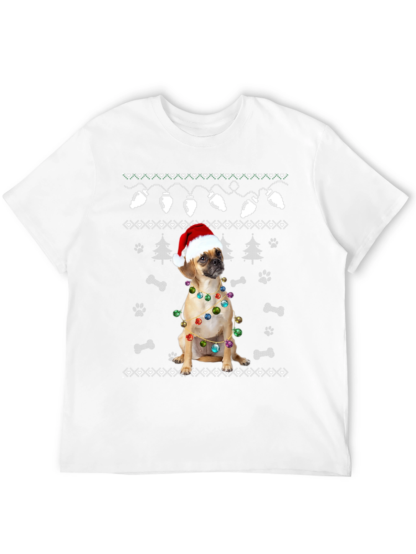 Festive Dog Christmas T-Shirt