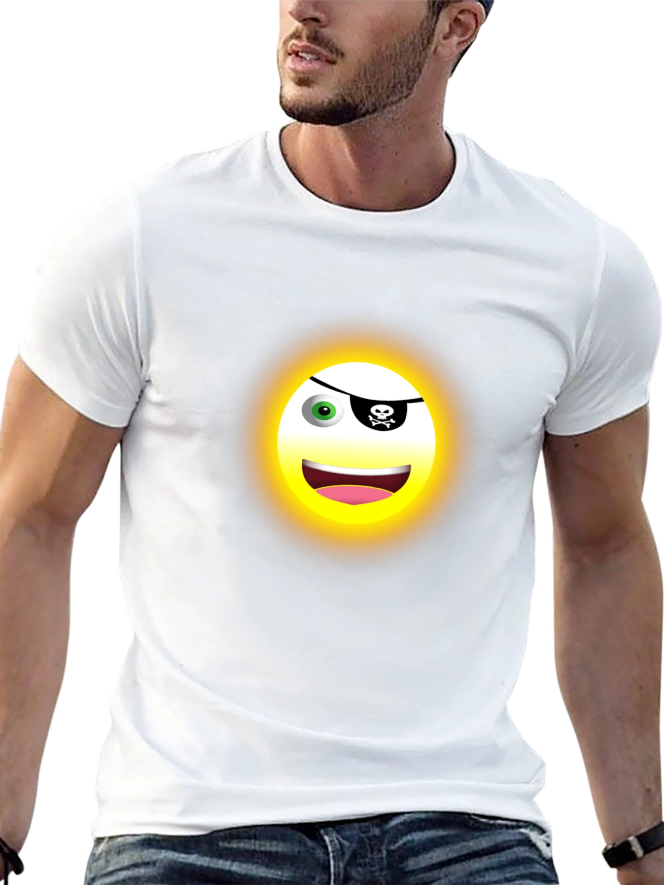 Pirate Emoji T-Shirt - Fun & Unique Design