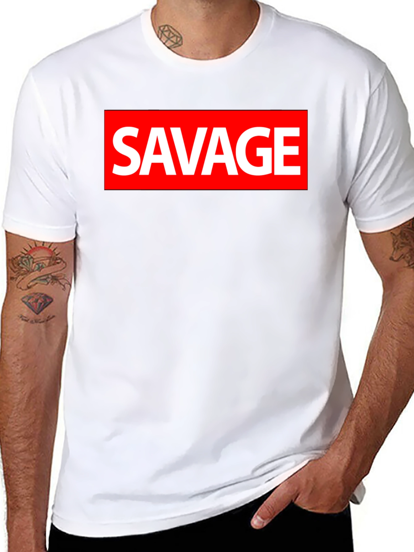Savage Graphic Tee - Bold Streetwear Style