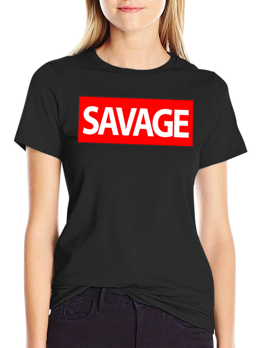 Savage Graphic Tee - Bold Streetwear Style