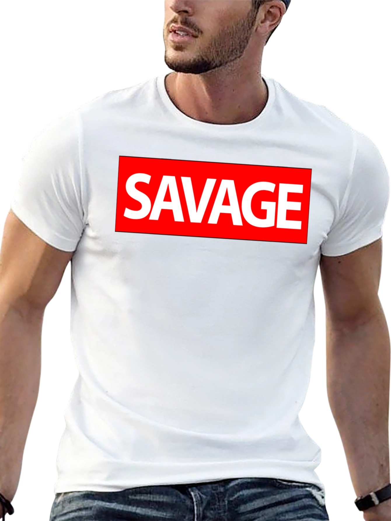 Savage Graphic Tee - Bold Streetwear Style