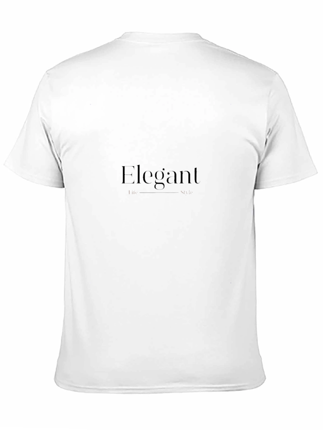Elegant Style Black T-Shirt