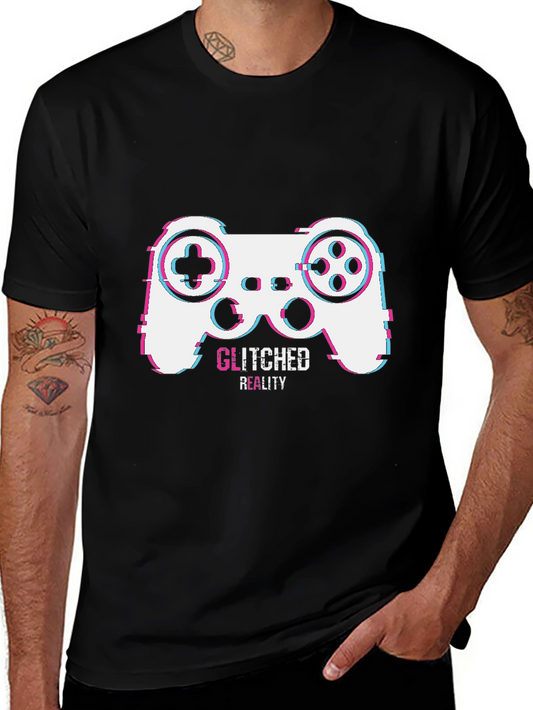 Glitched Reality Gaming T-Shirt