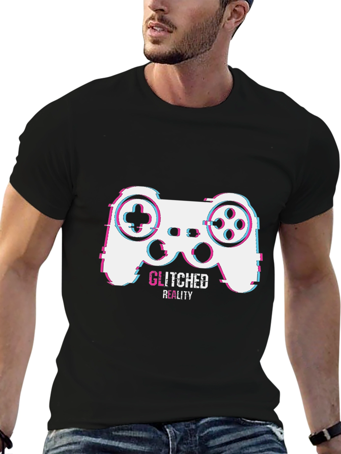 Glitched Reality Gaming T-Shirt