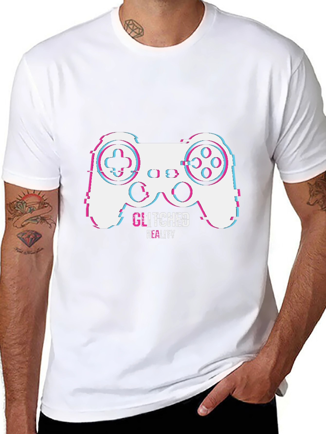 Glitched Reality Gaming T-Shirt