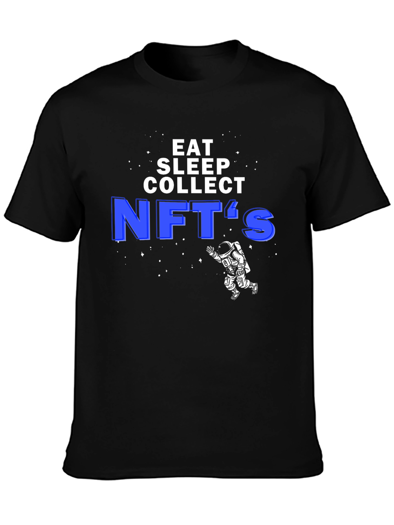 Eat Sleep Collect NFTs Graphic Tee