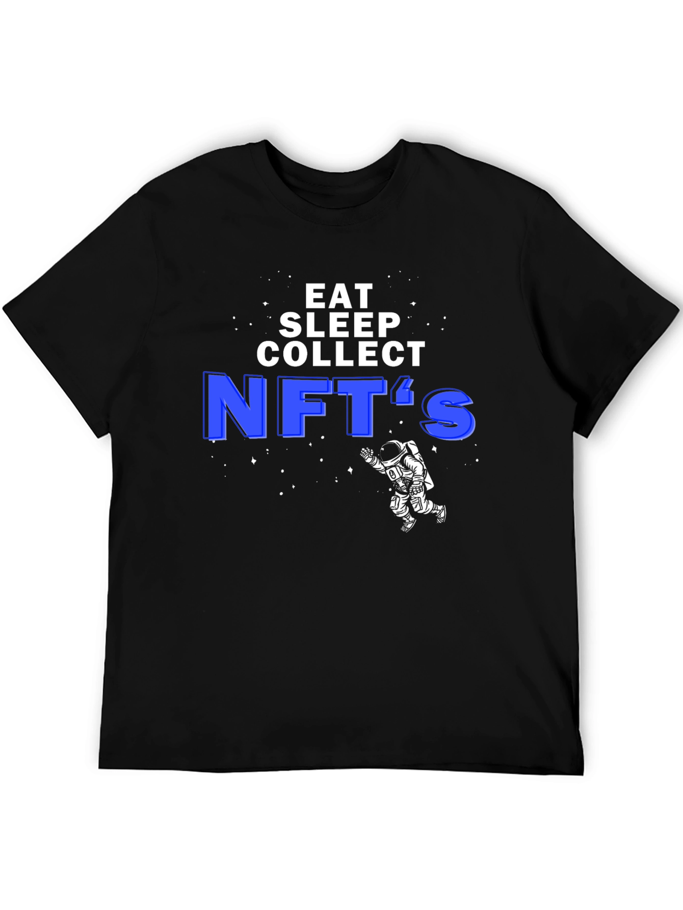 Eat Sleep Collect NFTs Graphic Tee