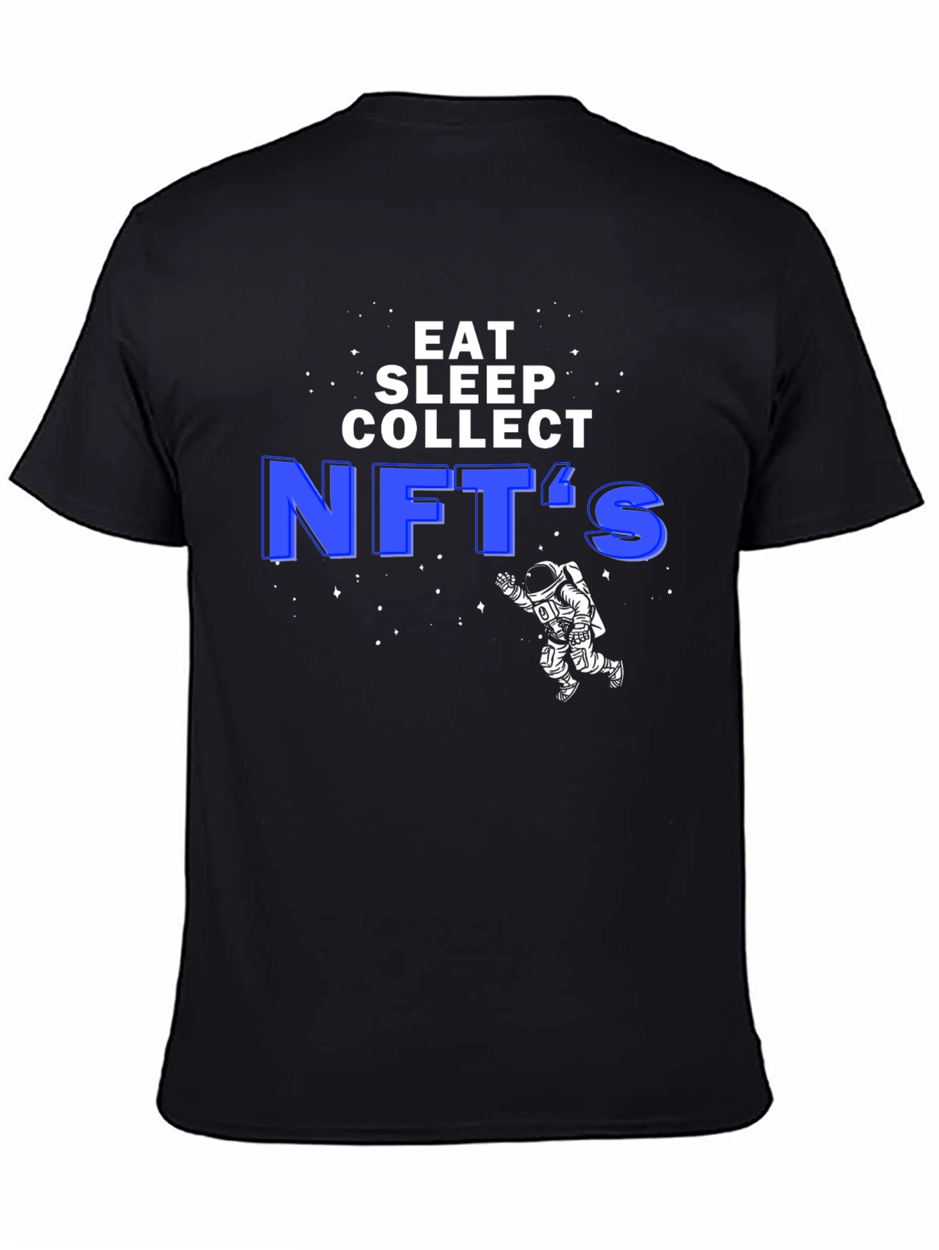 Eat Sleep Collect NFTs Graphic Tee