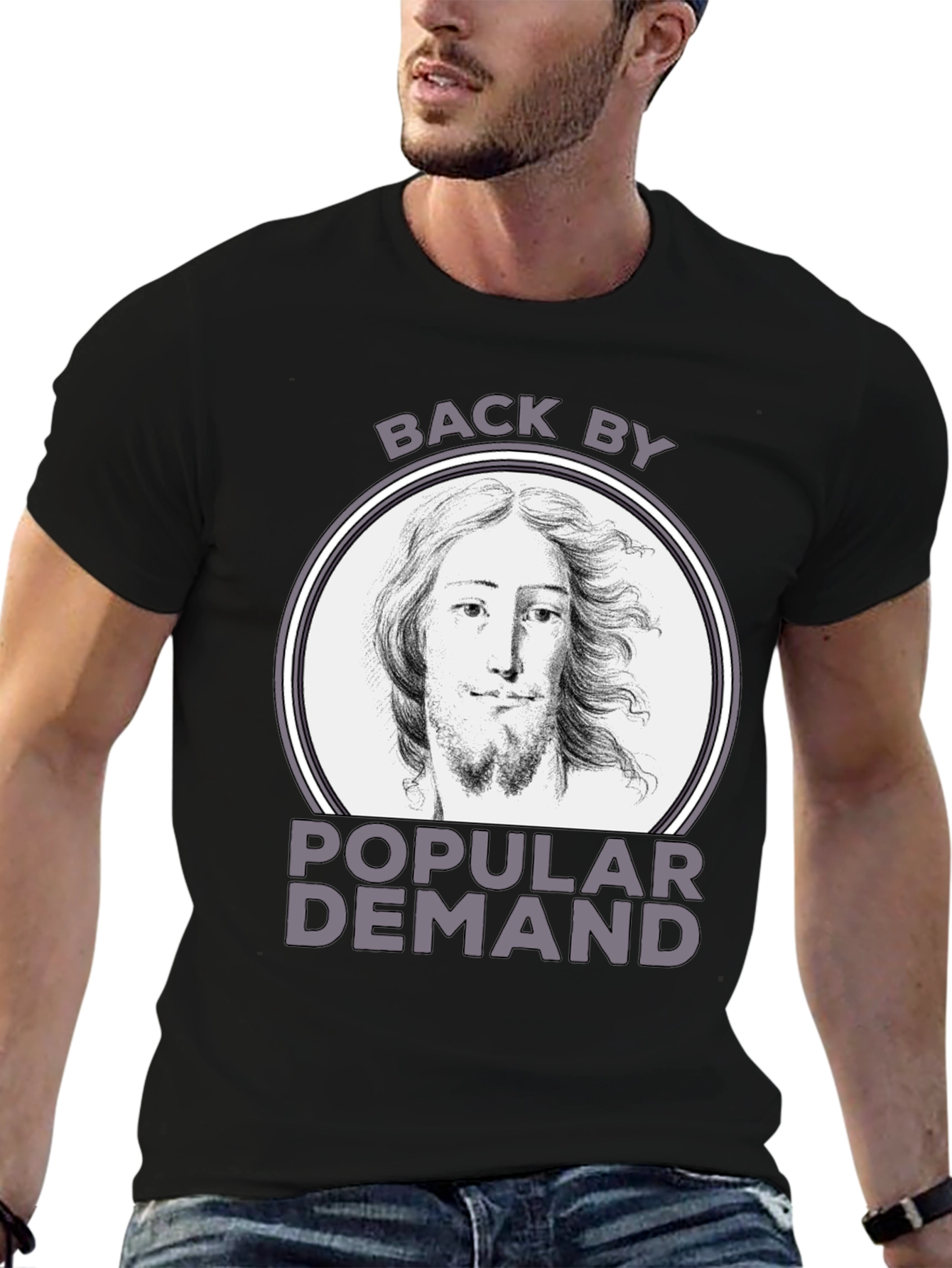 Back By Popular Demand Jesus Graphic T-Shirt