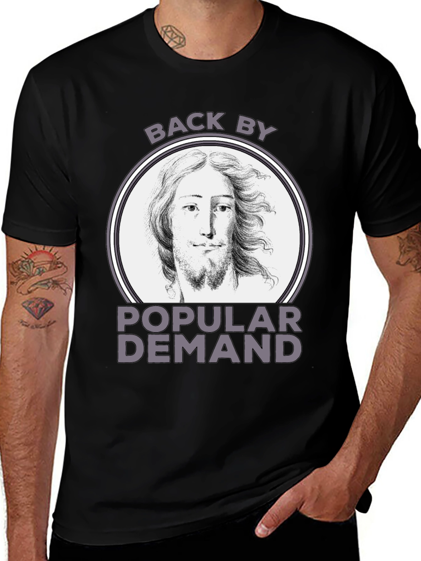 Back By Popular Demand Jesus Graphic T-Shirt