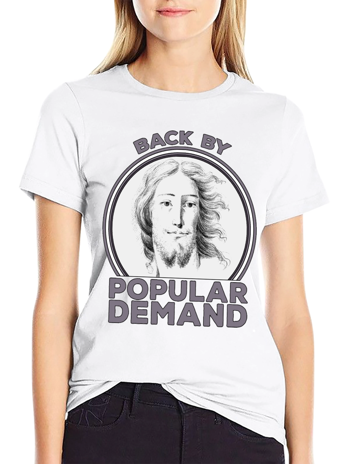 Back By Popular Demand Jesus Graphic T-Shirt