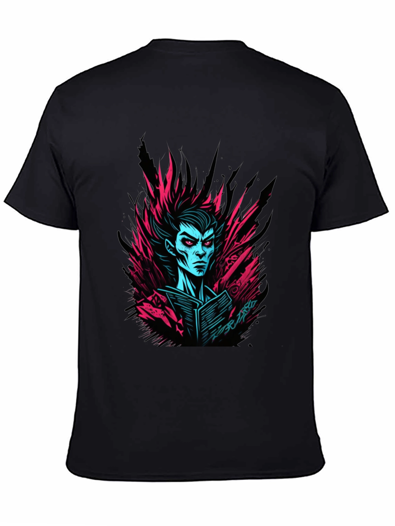 Cyberpunk Vampire Black Graphic Tee
