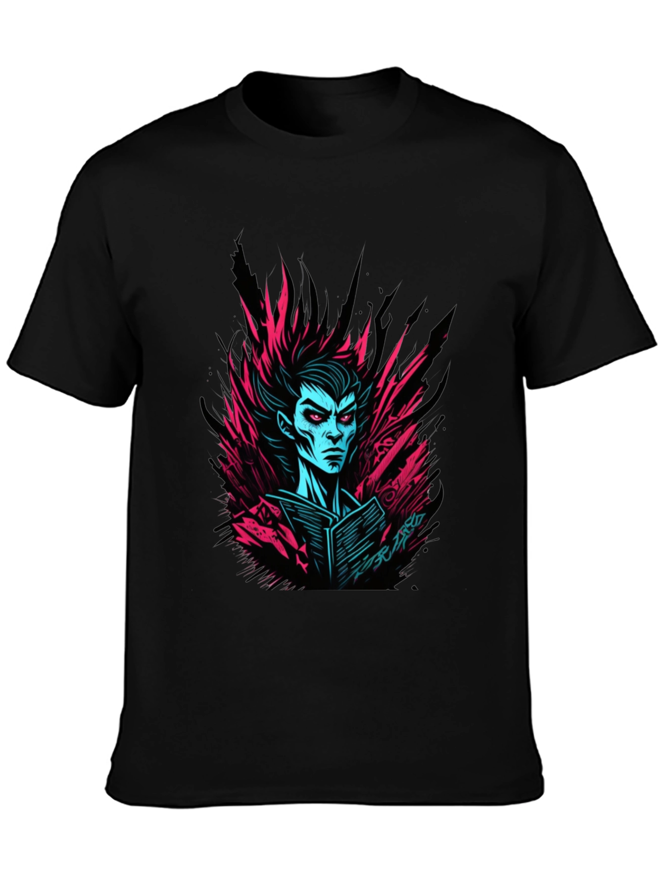 Cyberpunk Vampire Black Graphic Tee