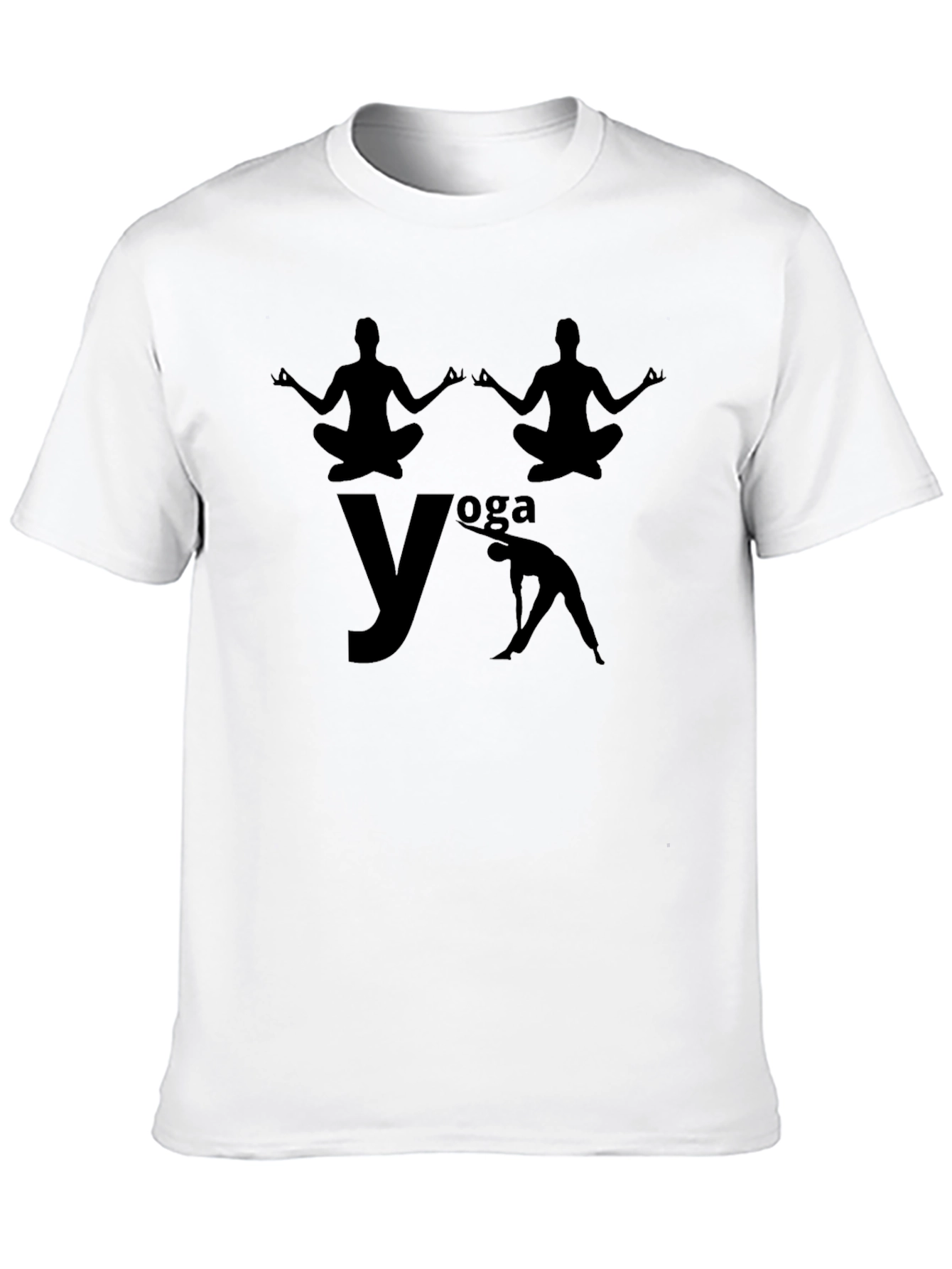 Yoga Graphic Black T-Shirt