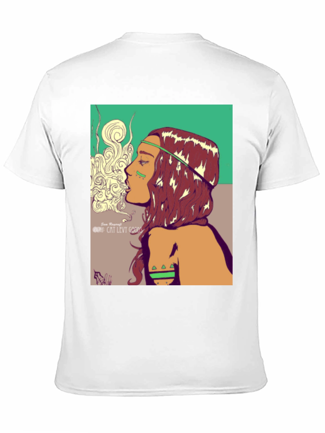 Boho Chic Graphic Tee - Artistic Design