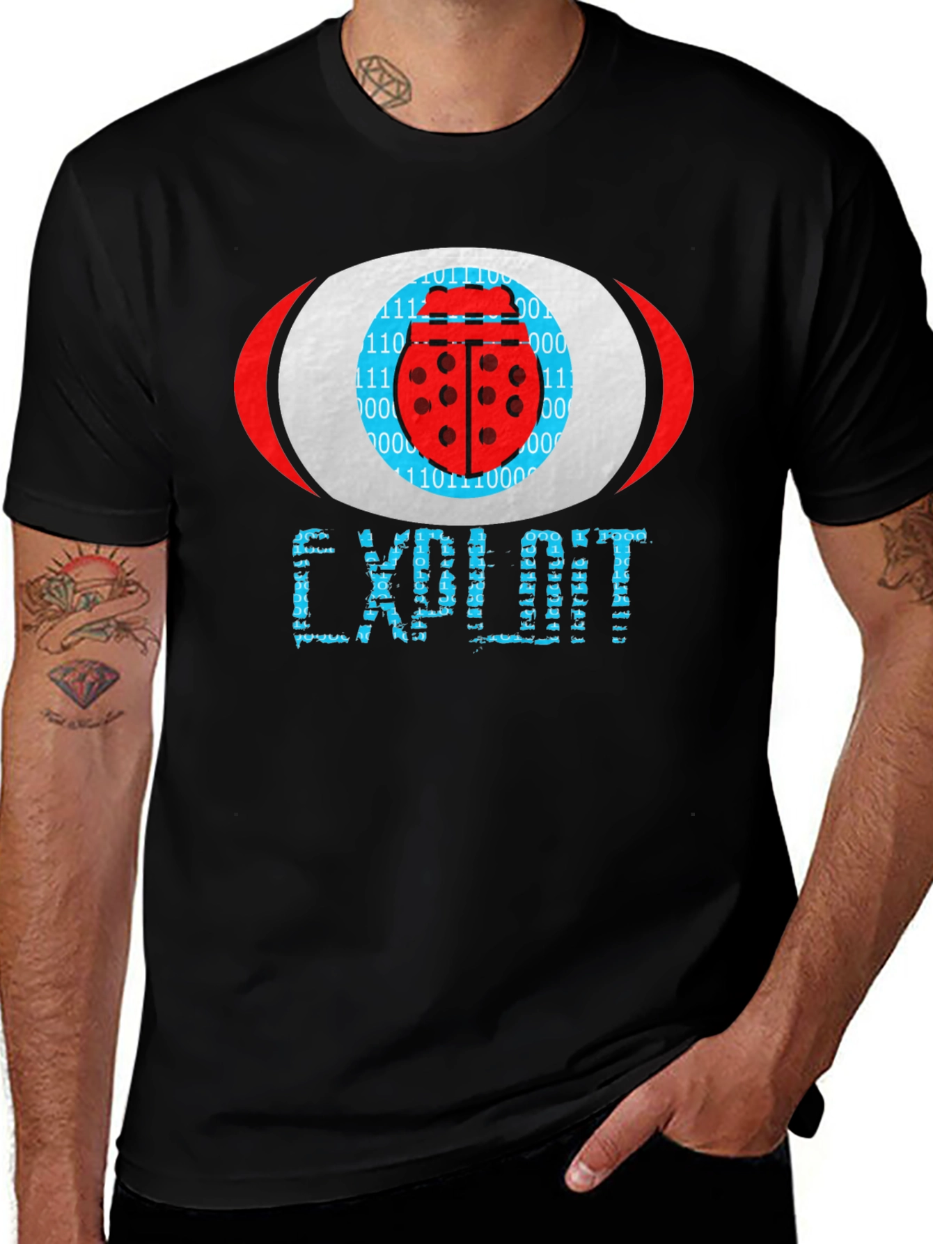 Exploit Bug Binary Code T-Shirt