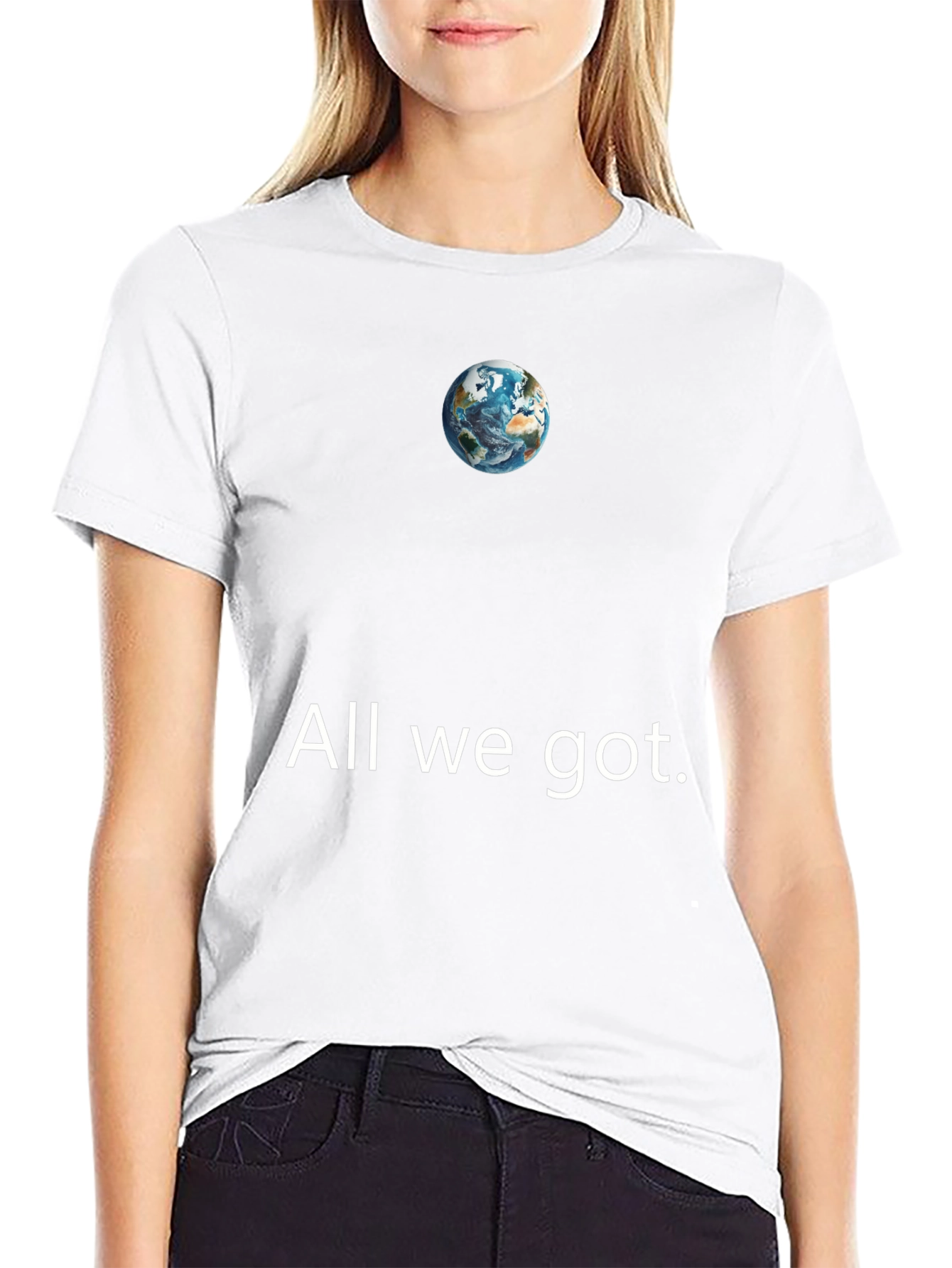 Earth Graphic Tee - All We Got Black T-Shirt